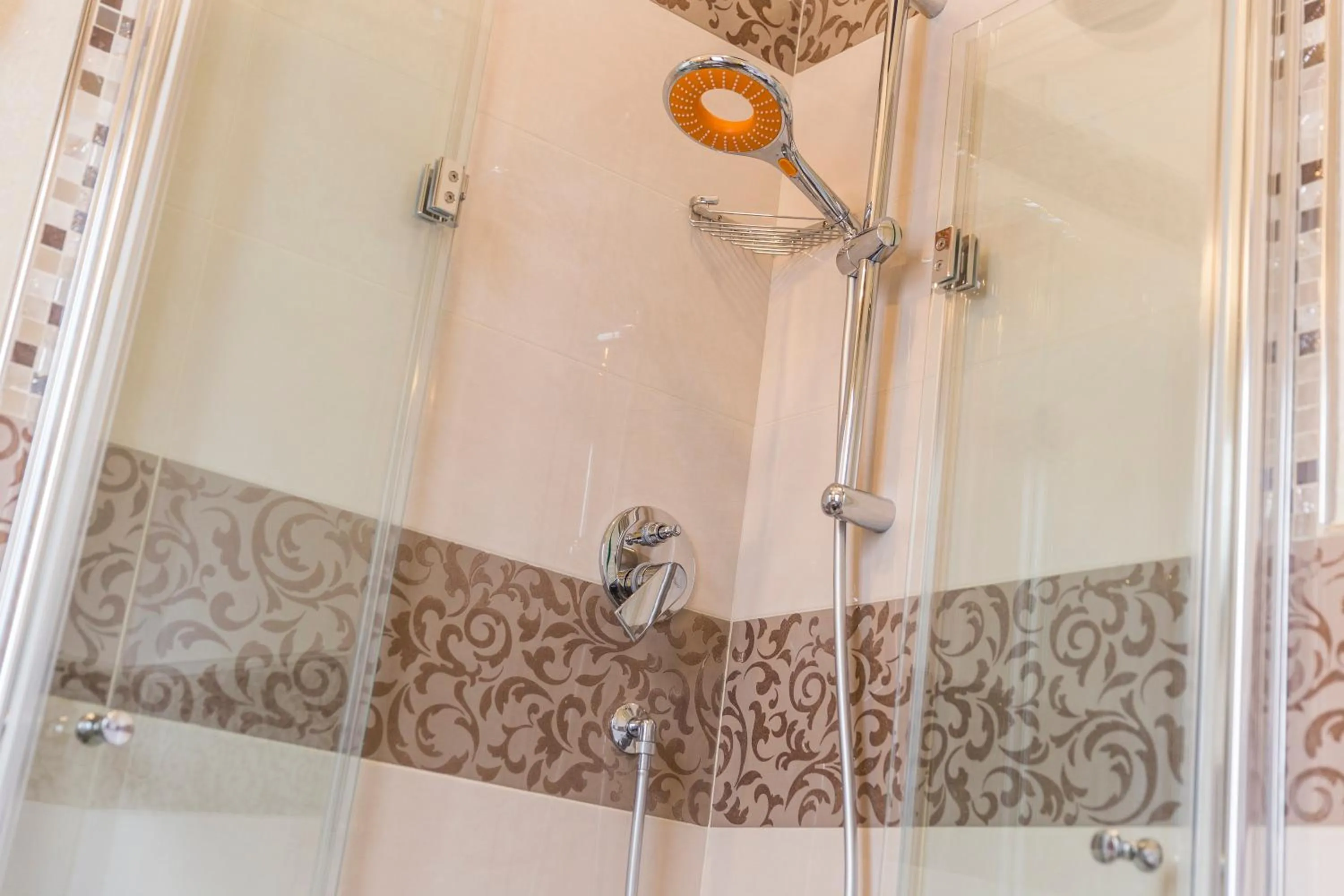 Shower in Hotel Deborah