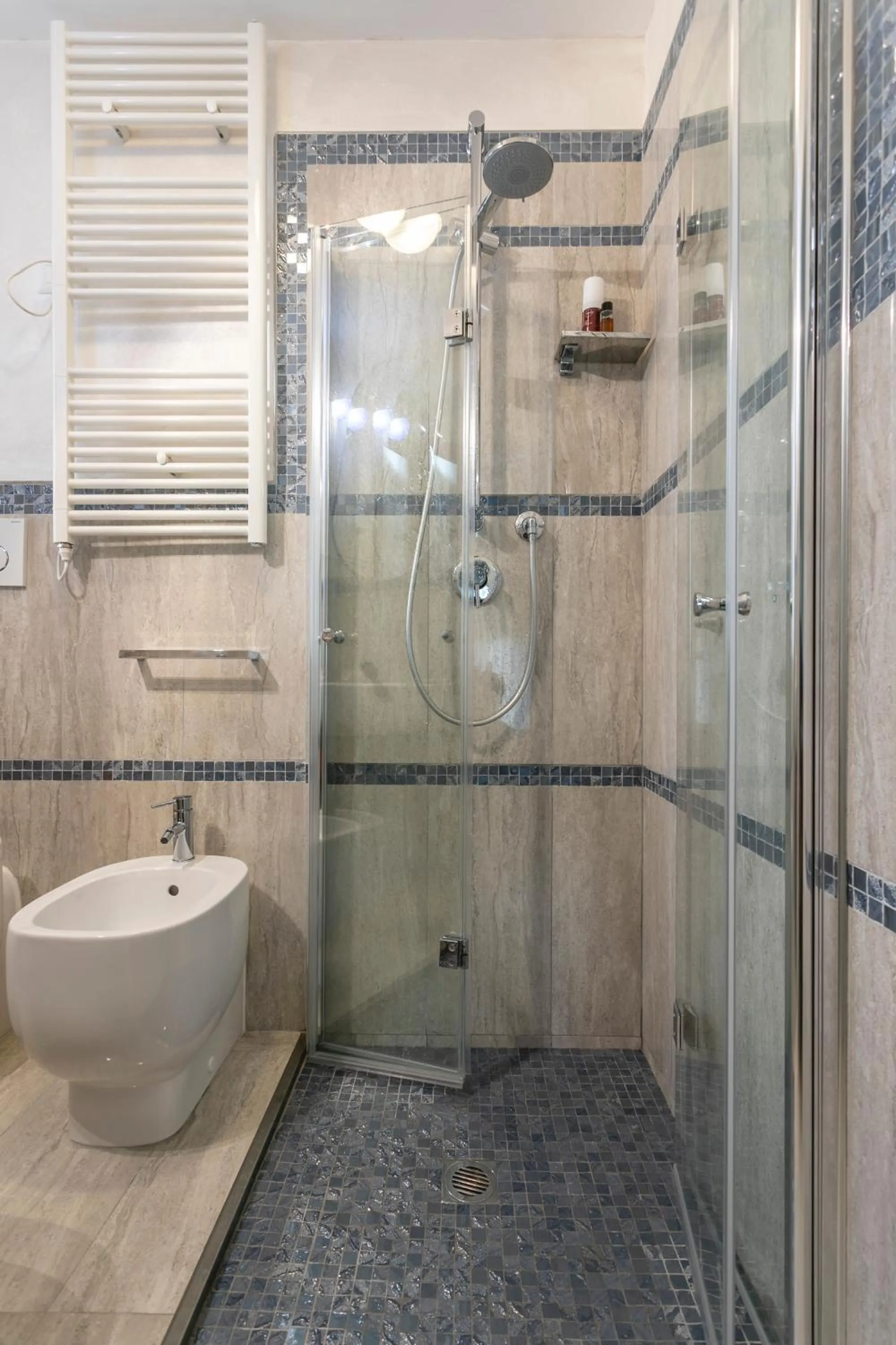 Shower in Hotel Deborah