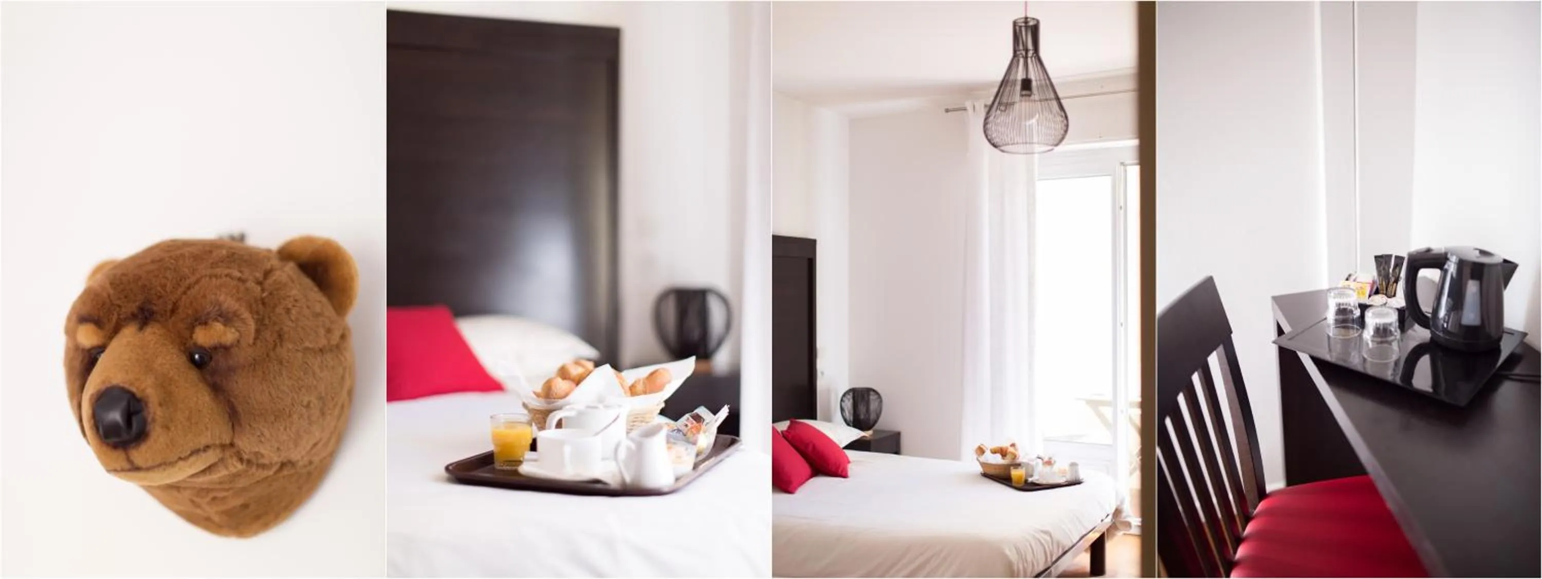 Photo of the whole room, Bed in Esperanto