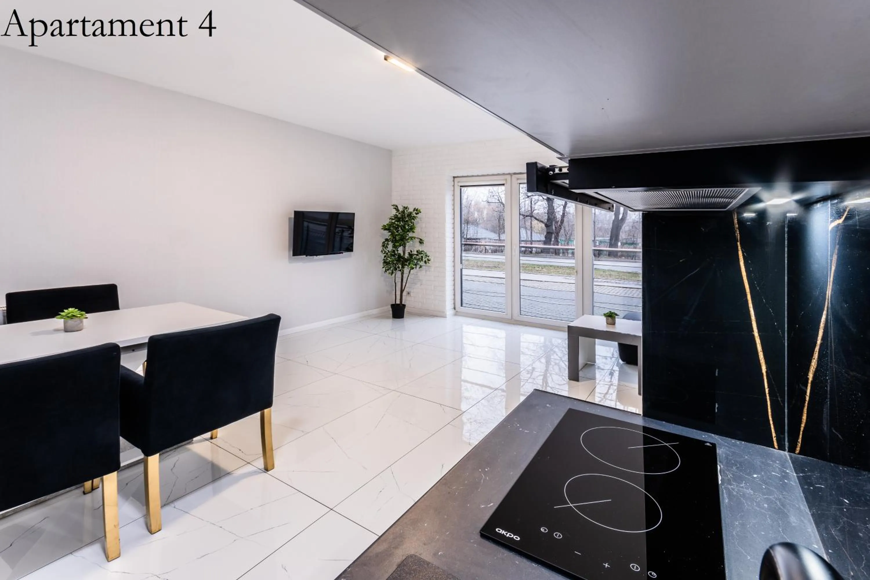 Kitchen or kitchenette in Apartamenty Katowice by Lantier - Bytom - Chorzów