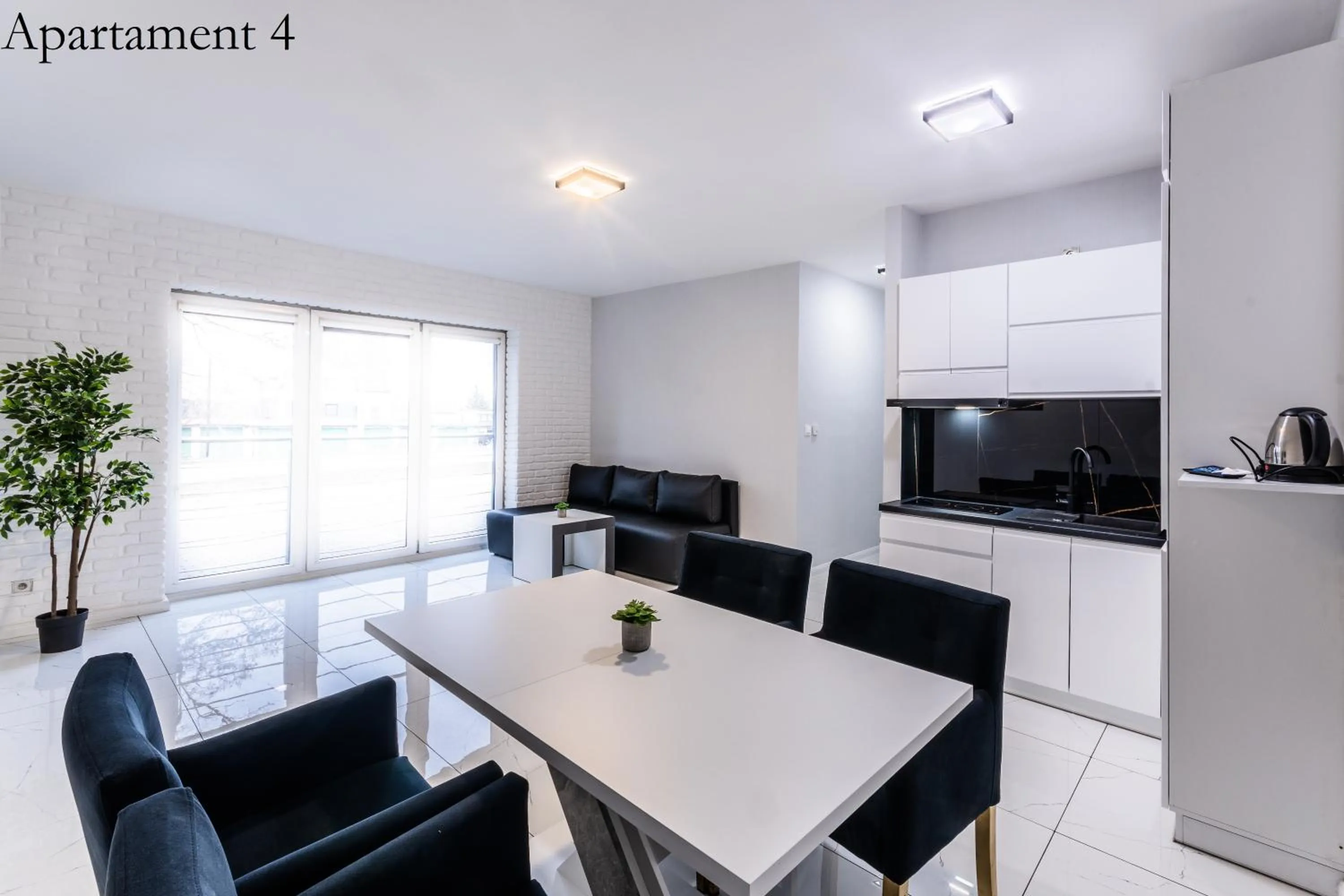 Kitchen or kitchenette in Apartamenty Katowice by Lantier - Bytom - Chorzów