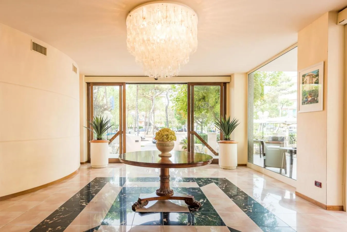 Lobby or reception in Hotel Fenice Gluten Free