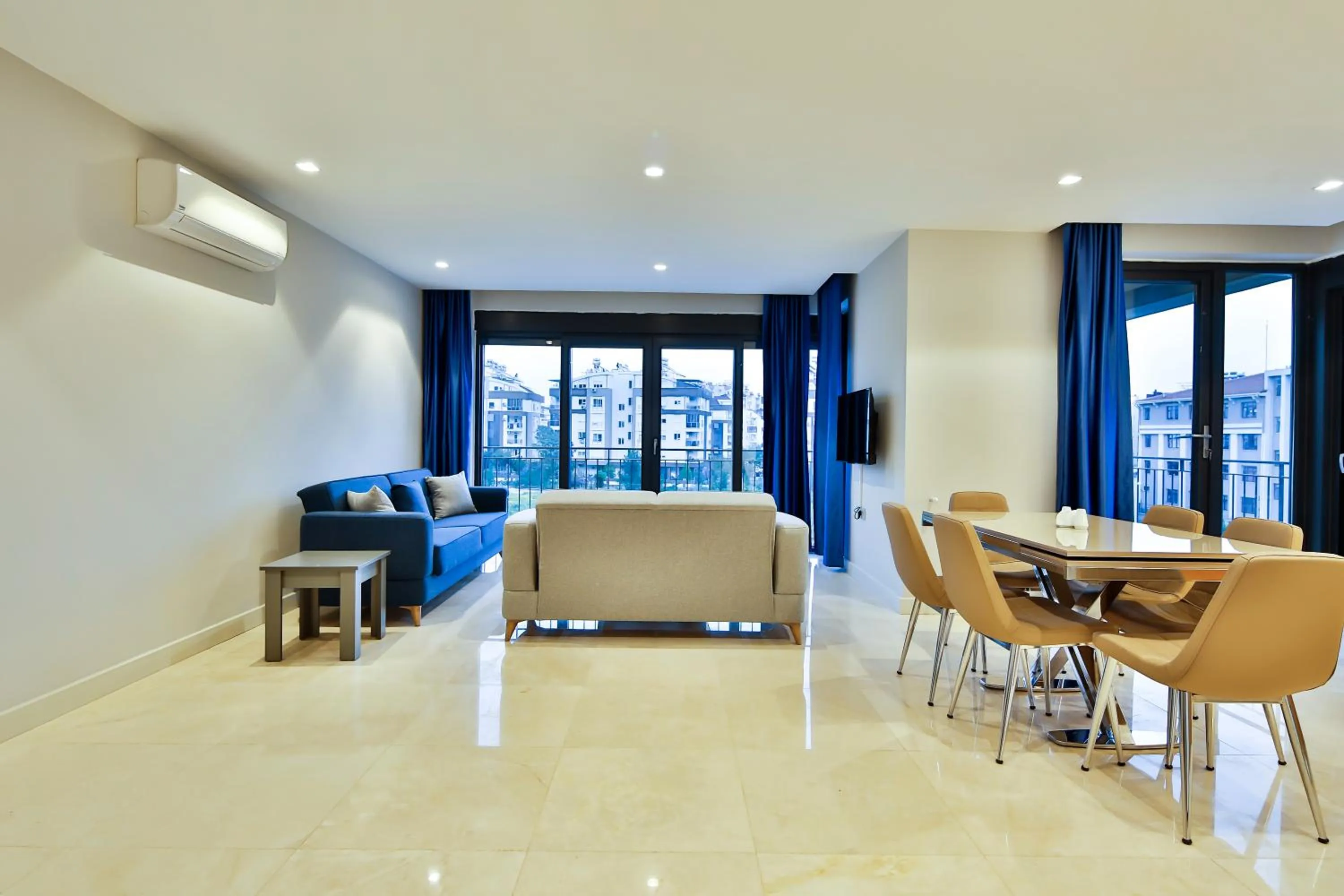 Seating area in MENE SUITES