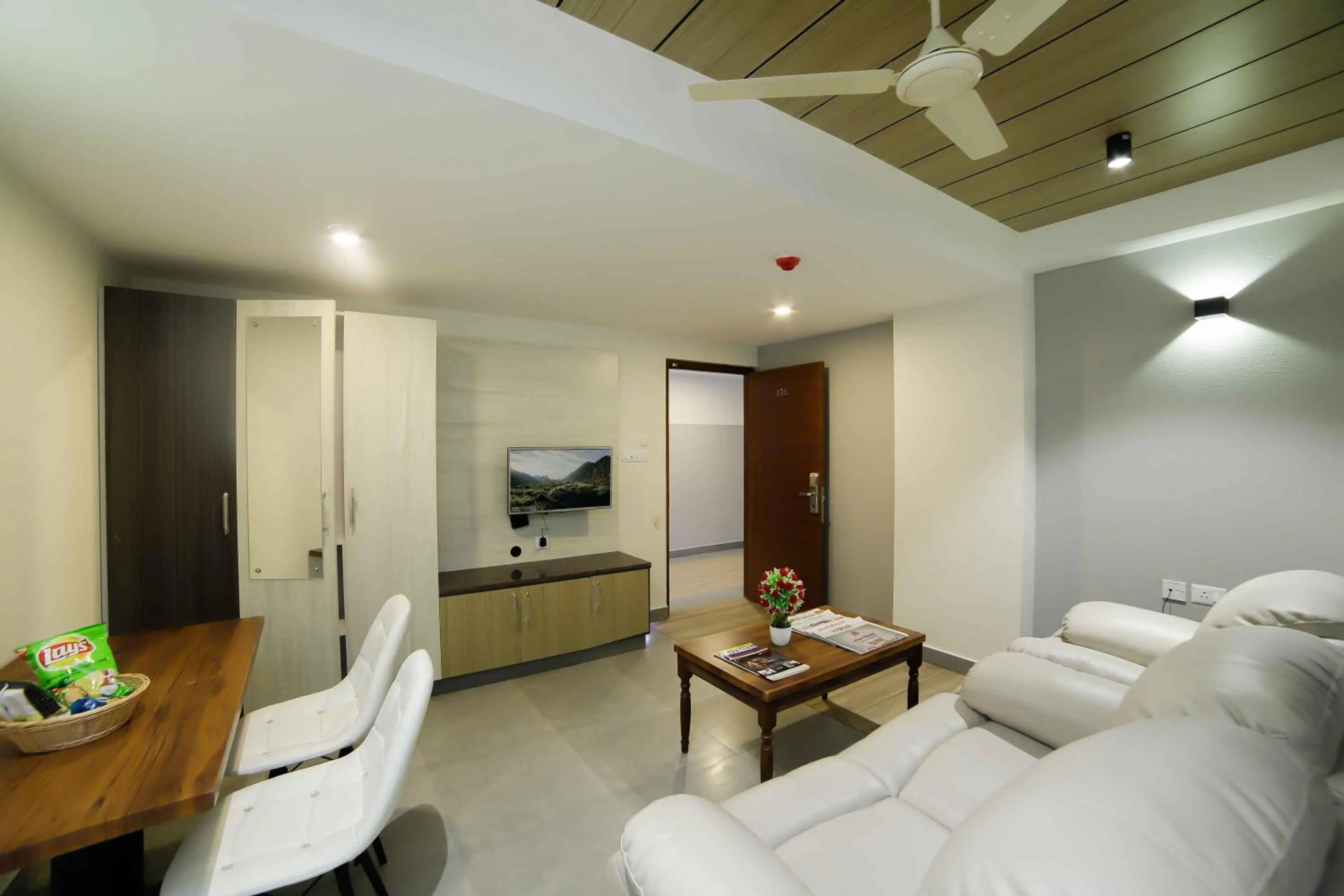 Living room in Bhavanam Regency Guruvayoor