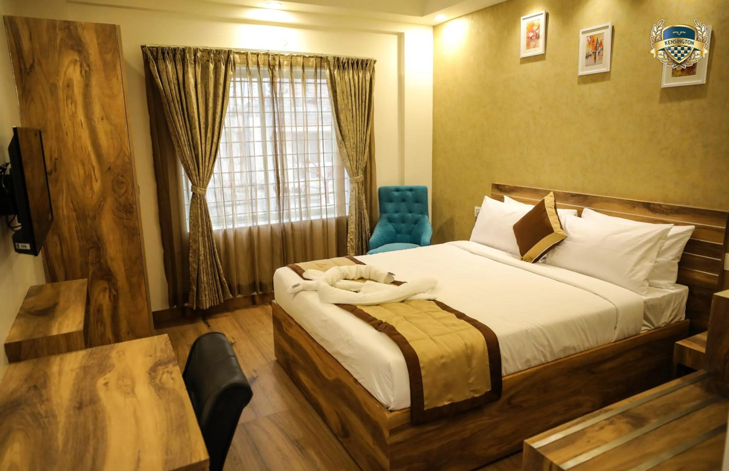 Bed in Kensington Suites