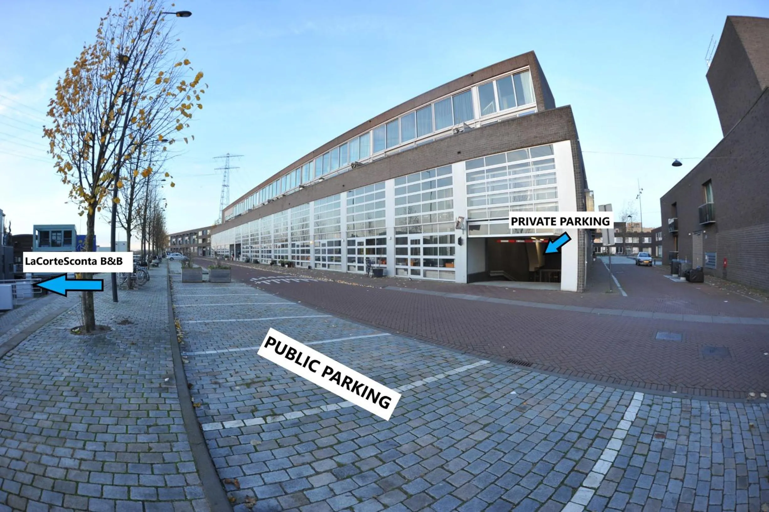 Parking in La Corte Sconta B&B