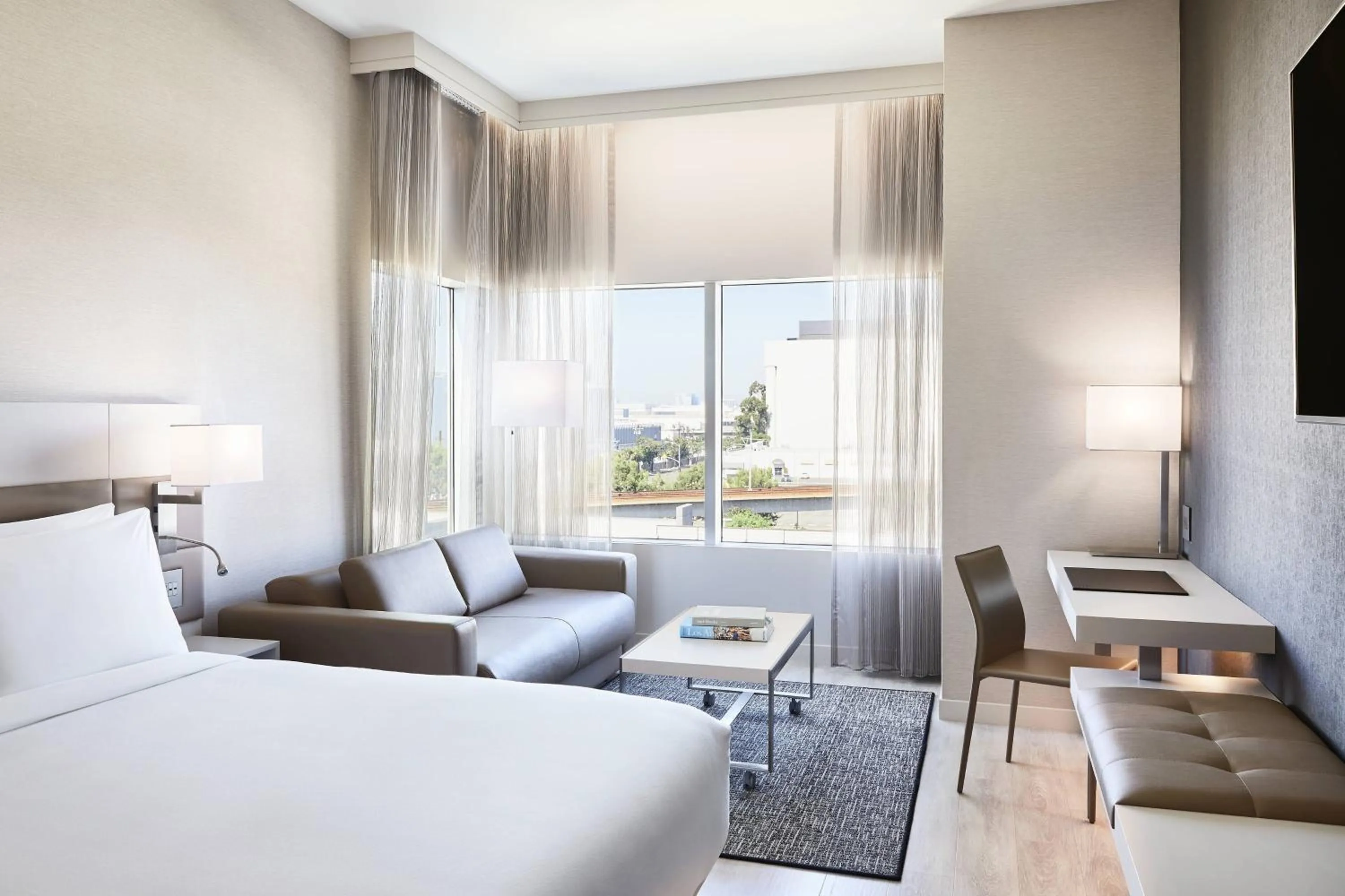 Photo of the whole room, Bed in AC Hotel by Marriott Los Angeles South Bay