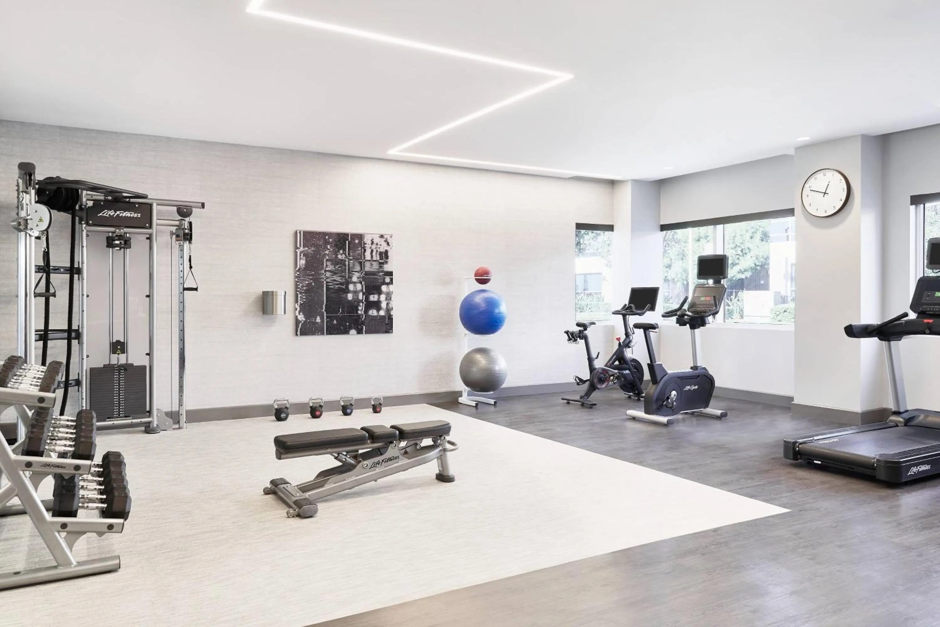 Fitness centre/facilities in AC Hotel by Marriott Los Angeles South Bay