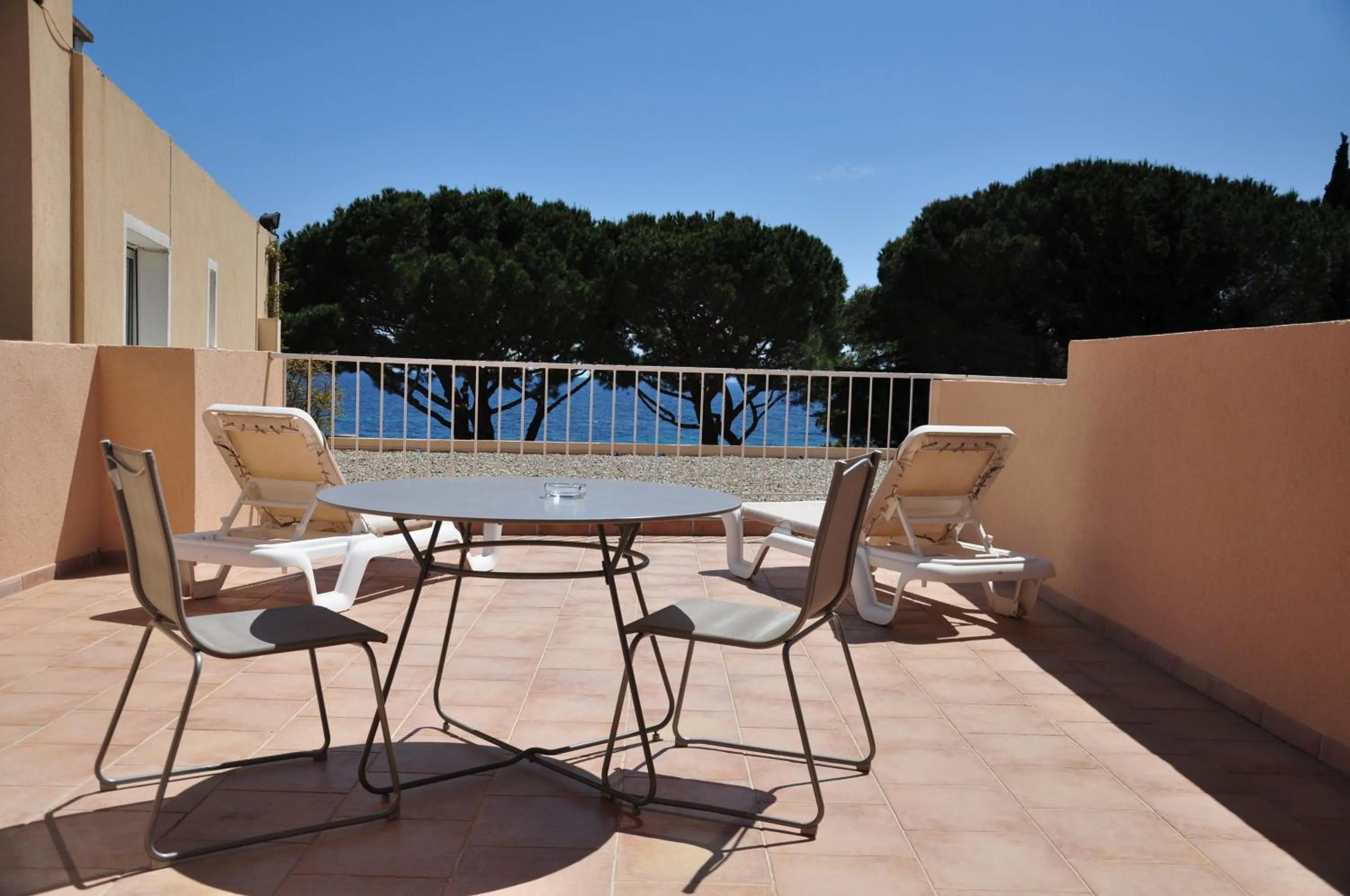 Balcony/Terrace in Hotel de la Plage