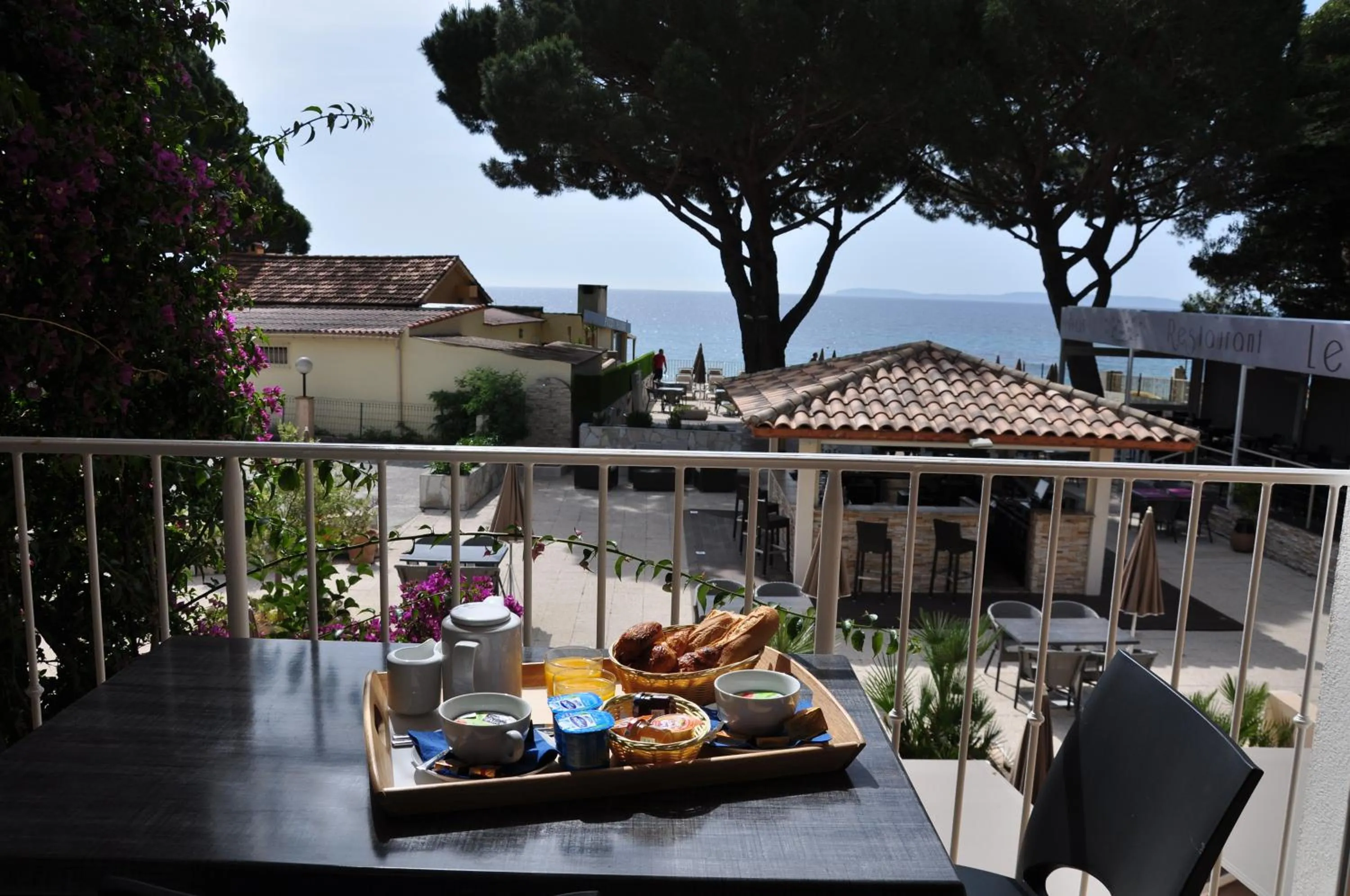 Balcony/Terrace in Hotel de la Plage