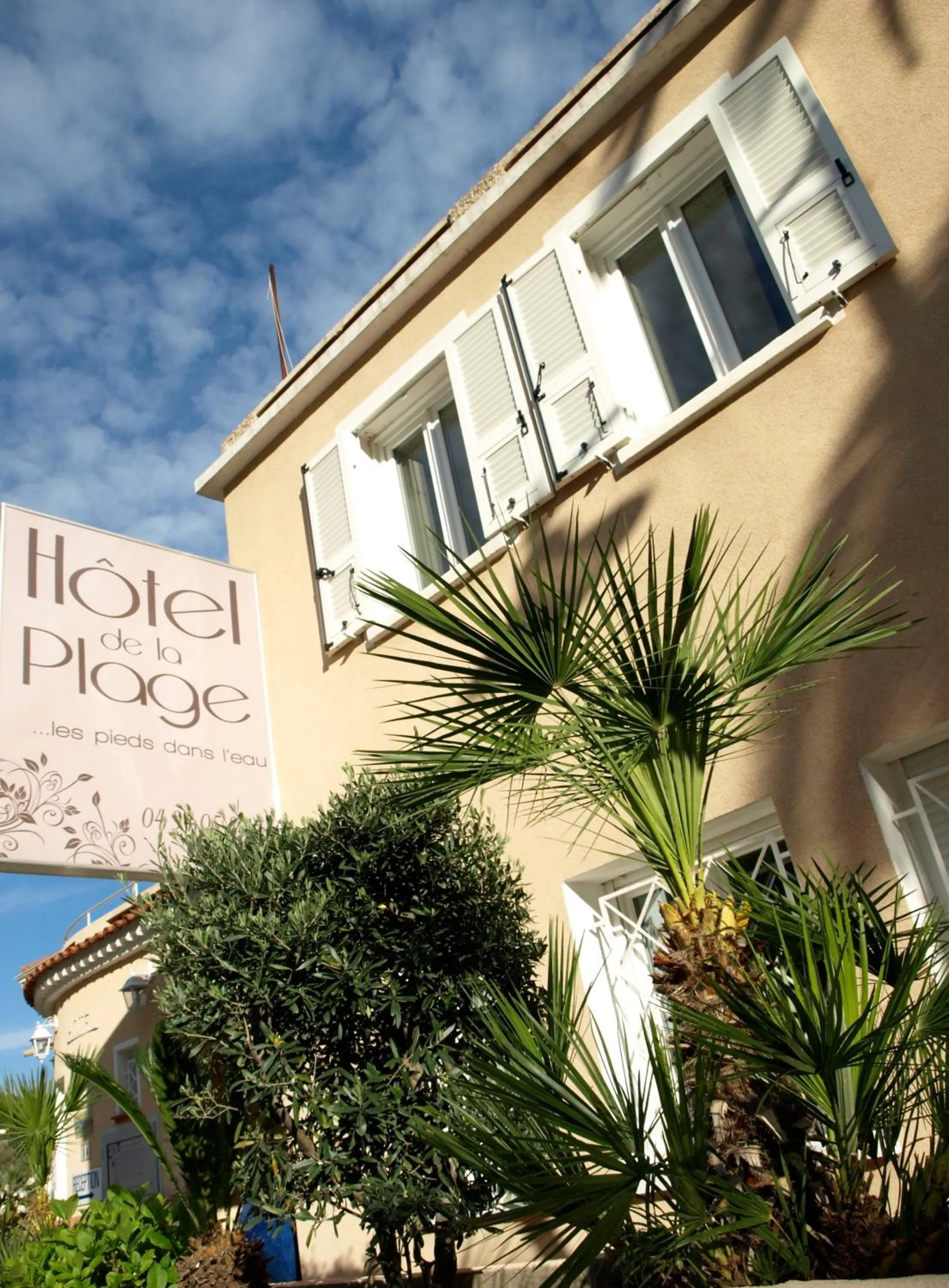 Facade/entrance in Hotel de la Plage