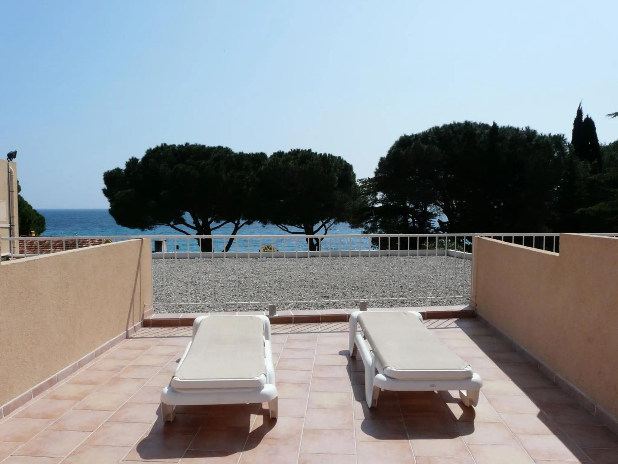 Balcony/Terrace in Hotel de la Plage