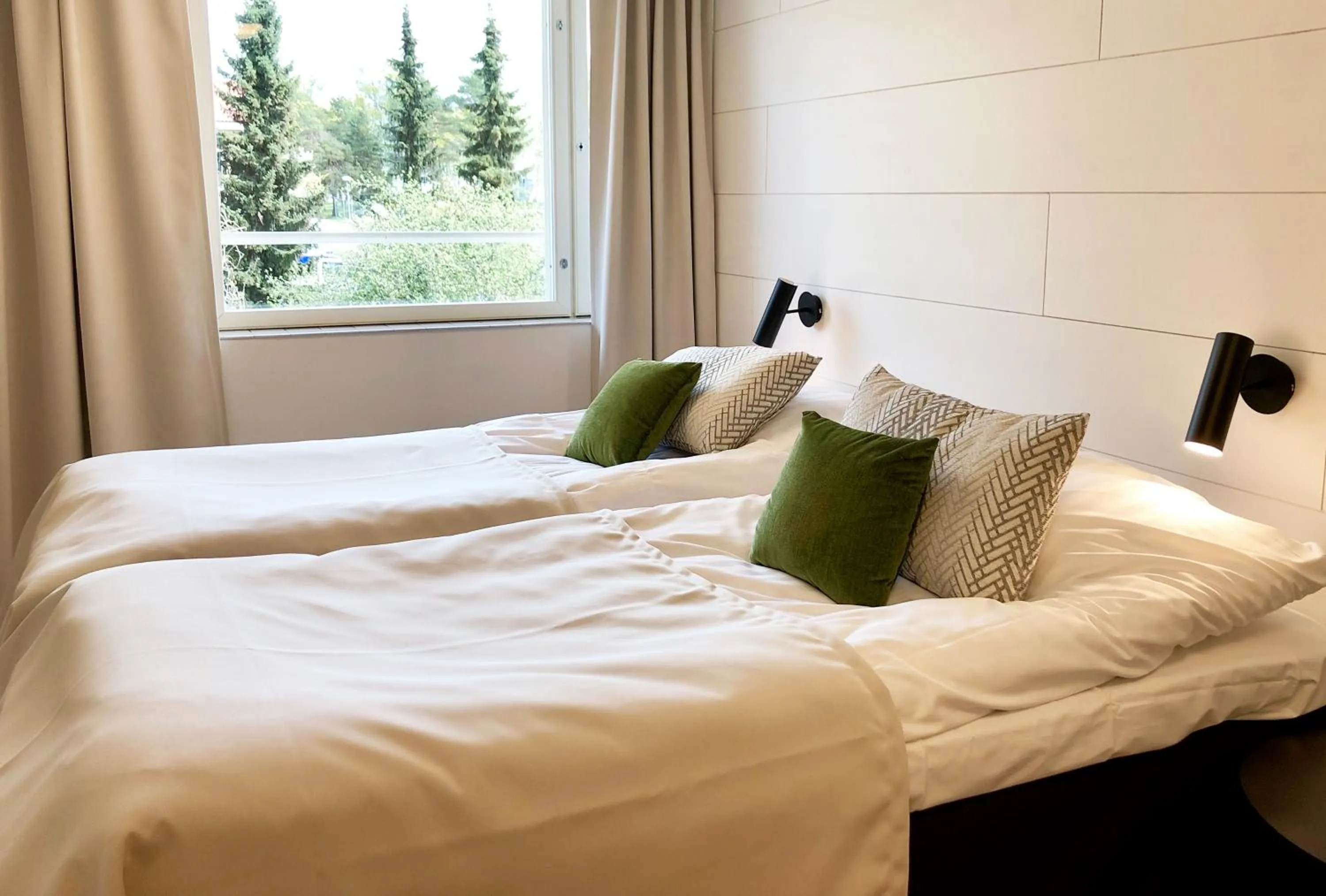 Bed in HeseHotelli Turku Kaskentie