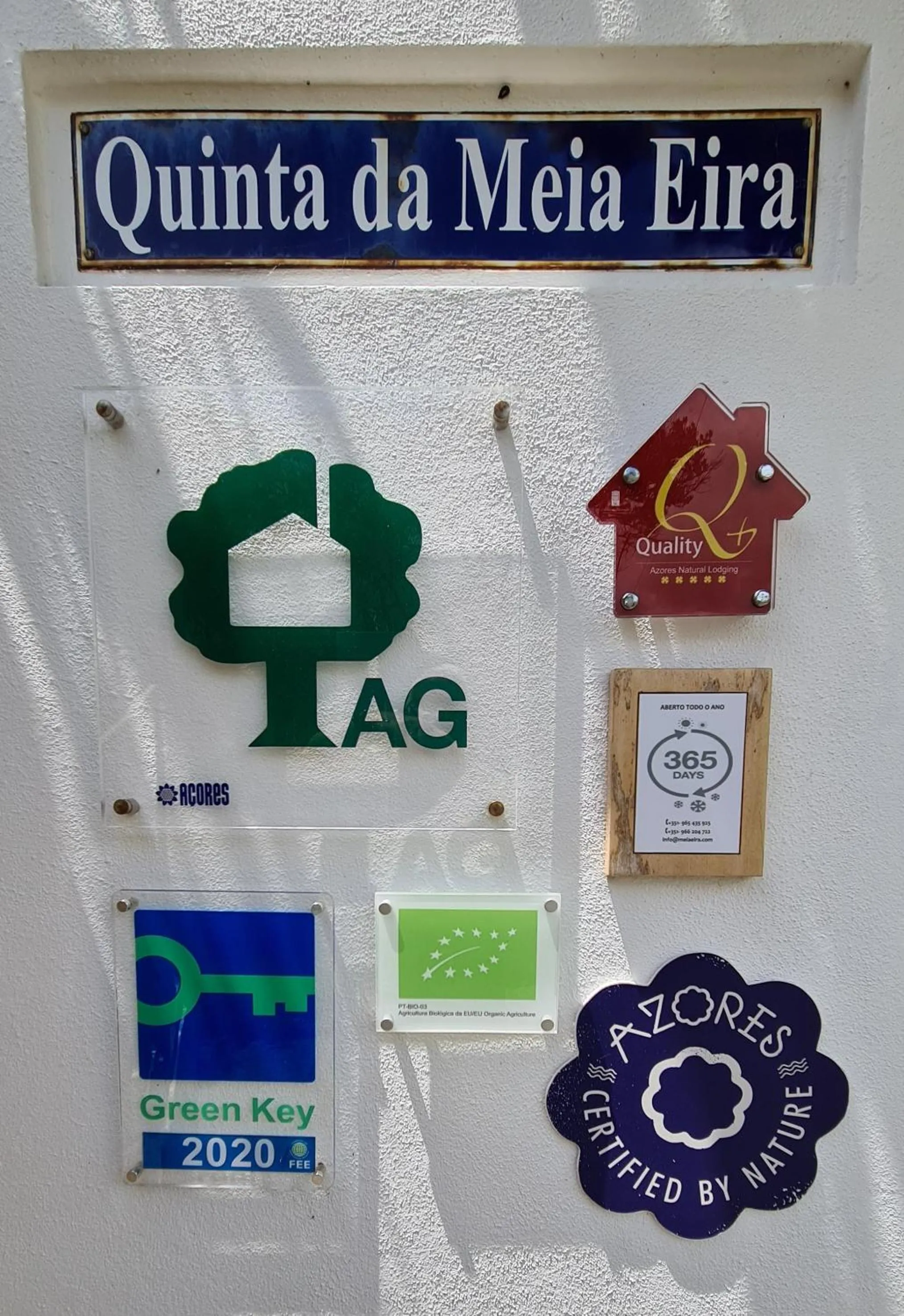 Certificate/Award in Quinta da Meia Eira