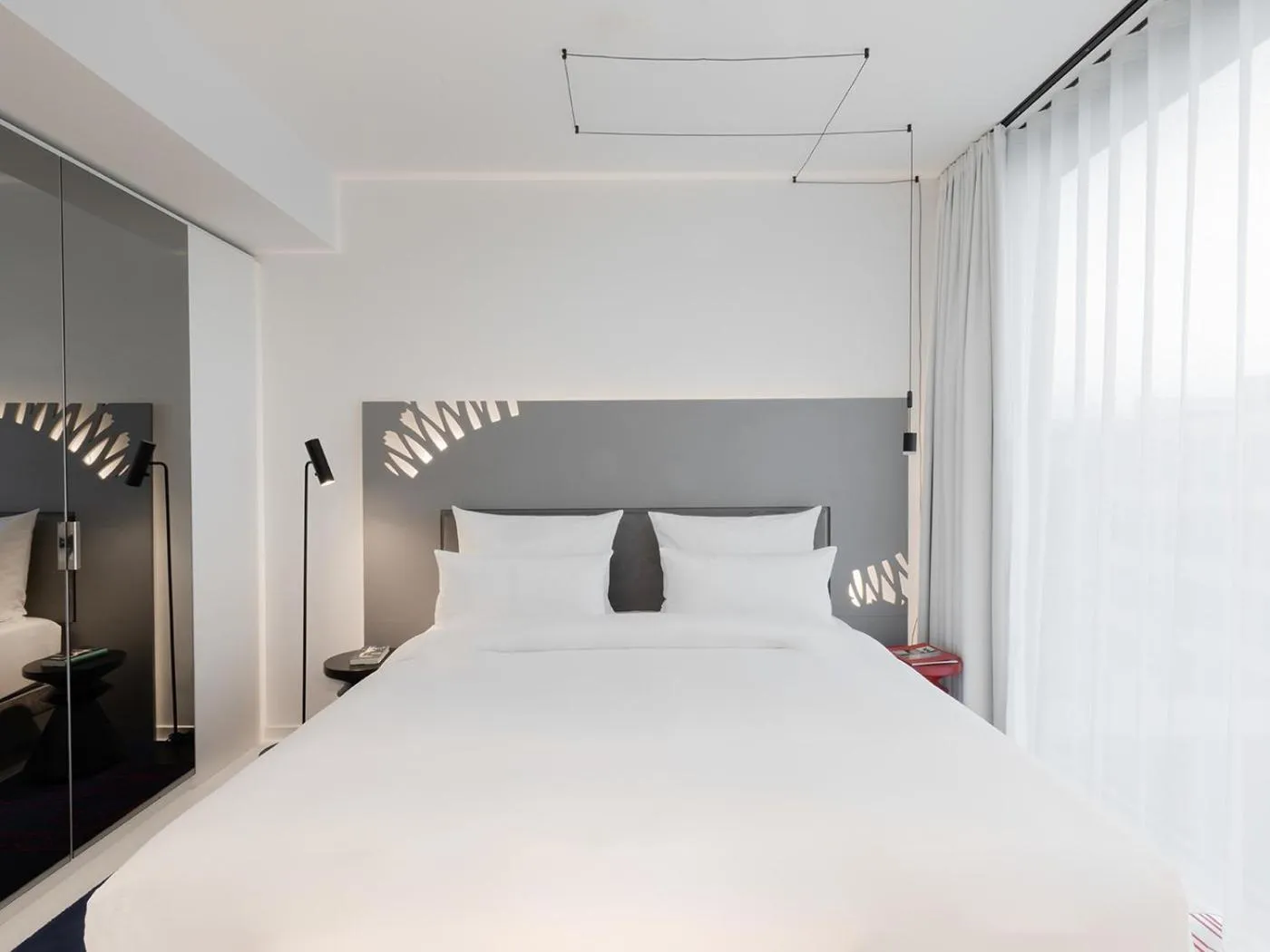 Bed in KPM Hotel & Residences Berlin, a Member of Design Hotels