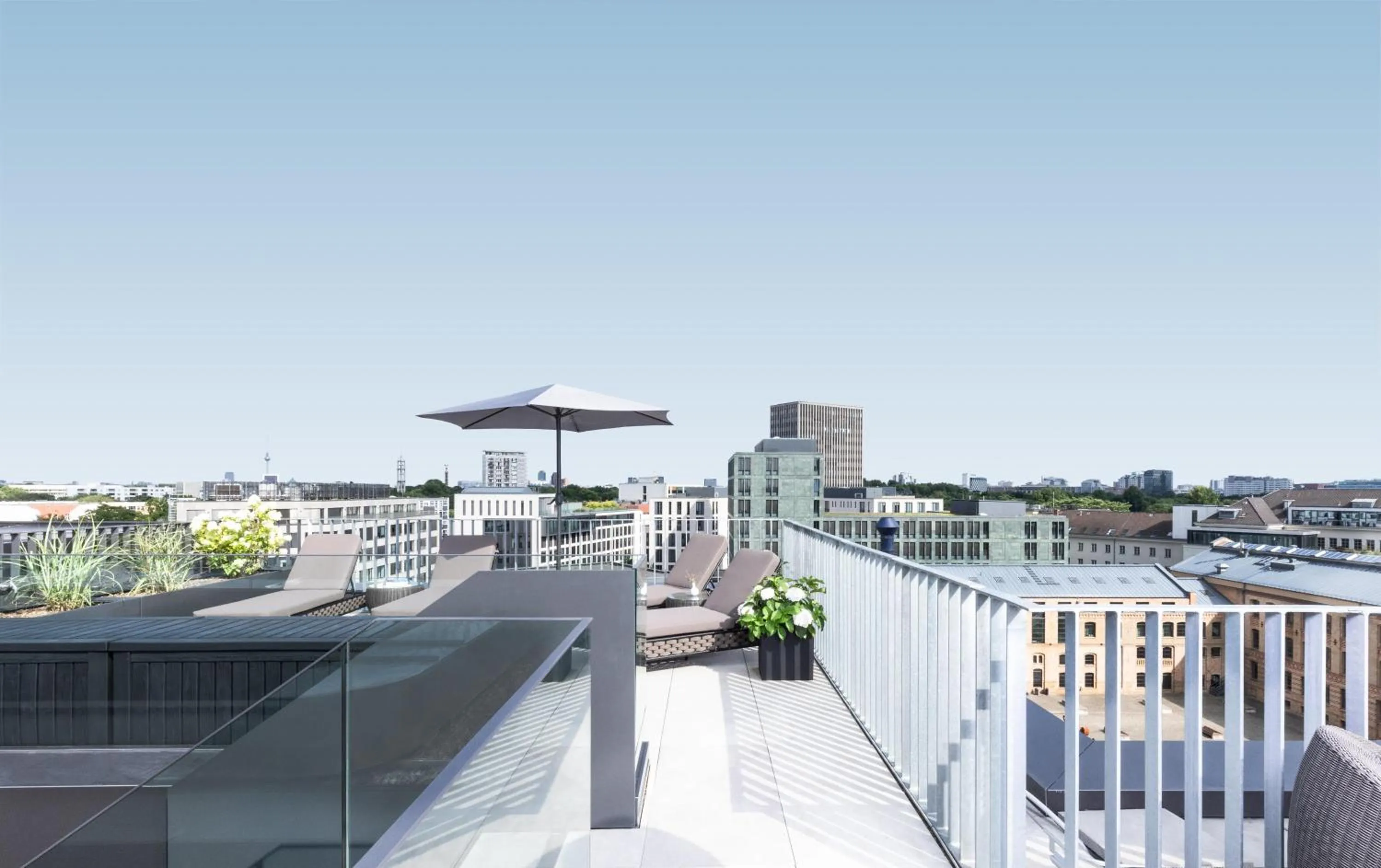 Balcony/Terrace in KPM Hotel & Residences Berlin, a Member of Design Hotels