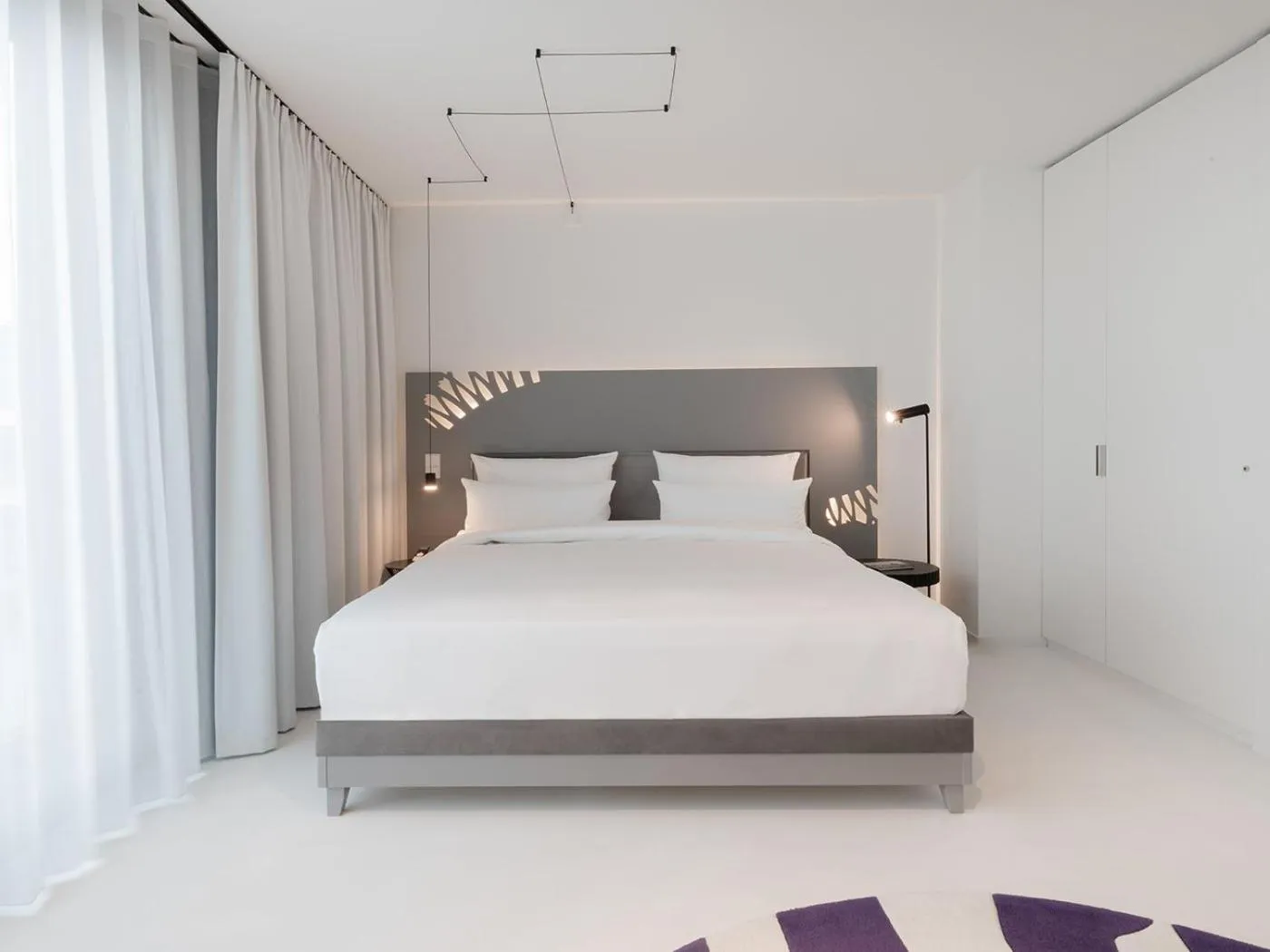 Bed in KPM Hotel & Residences Berlin, a Member of Design Hotels