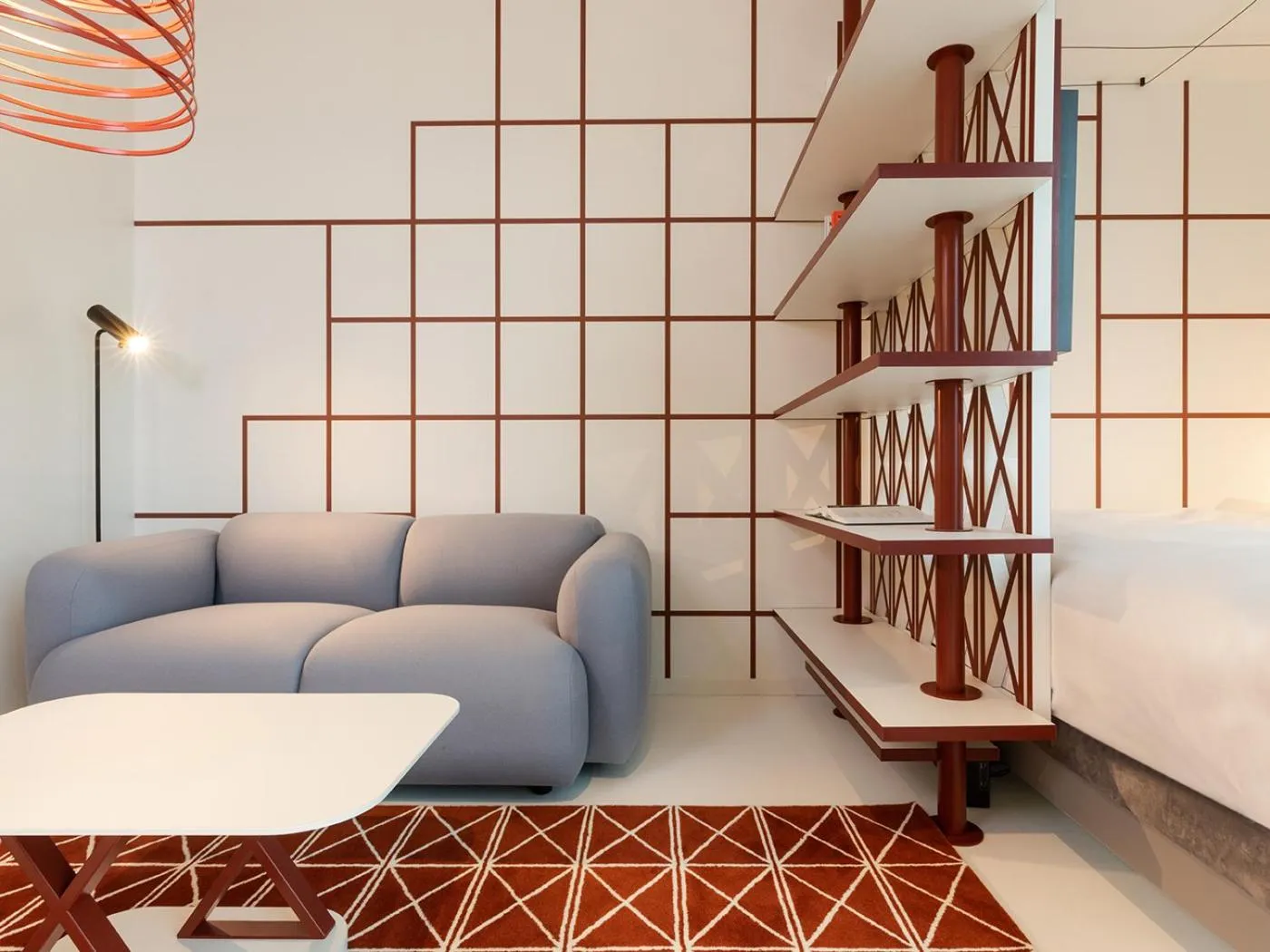 Seating area in KPM Hotel & Residences Berlin, a Member of Design Hotels