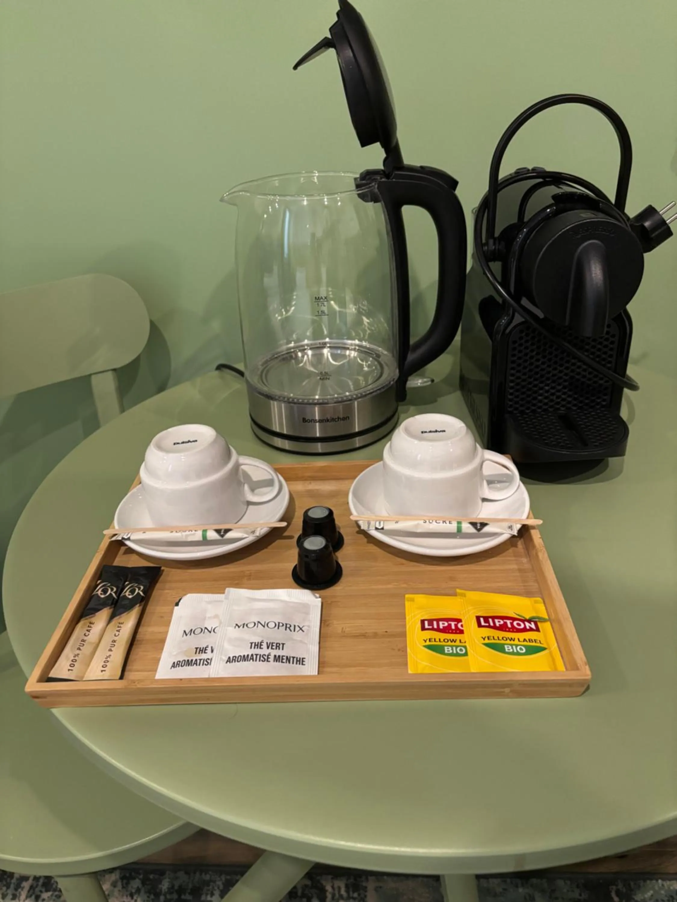 Coffee/tea facilities in Hotel de Berne
