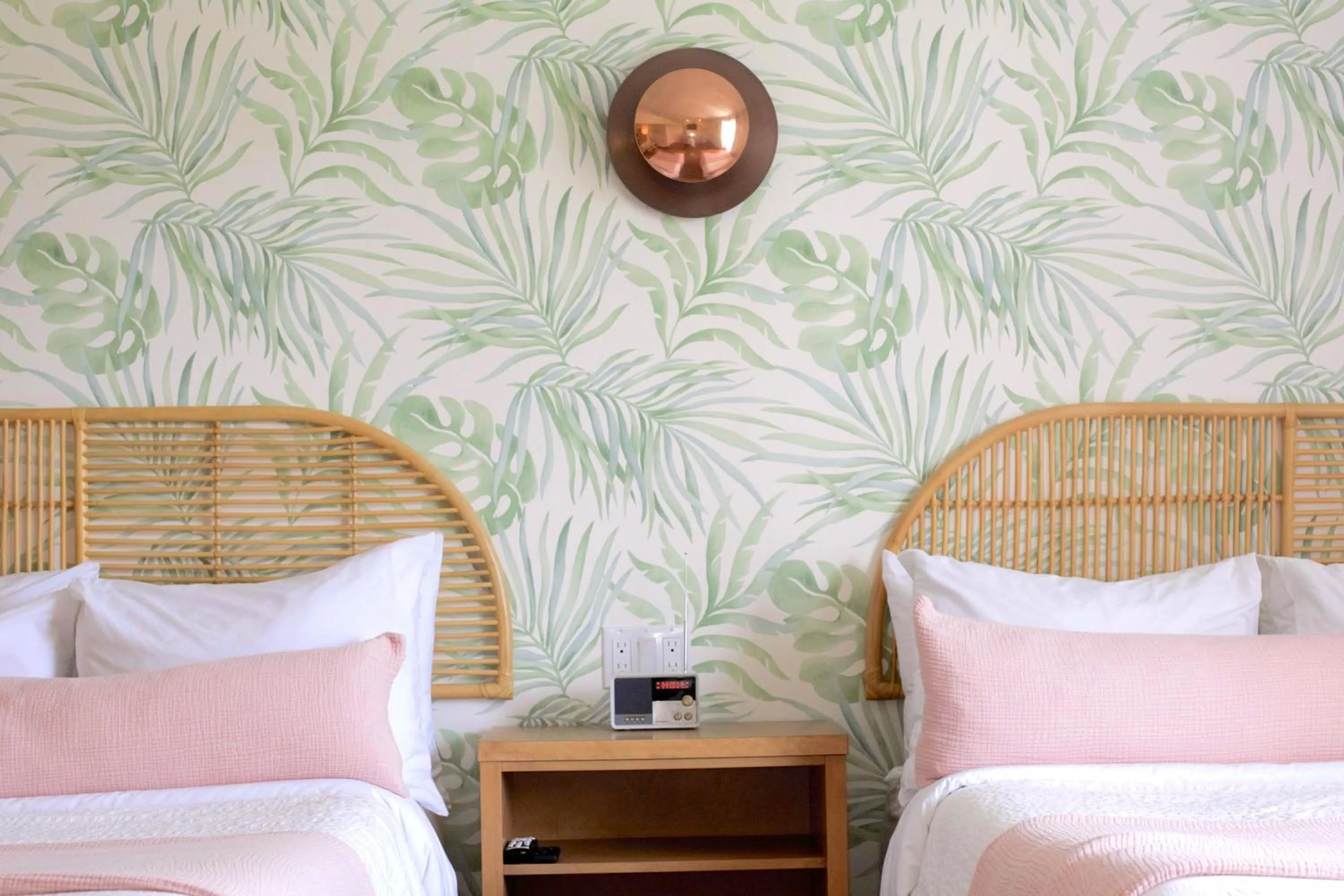 Bed in The June Motel, Prince Edward County