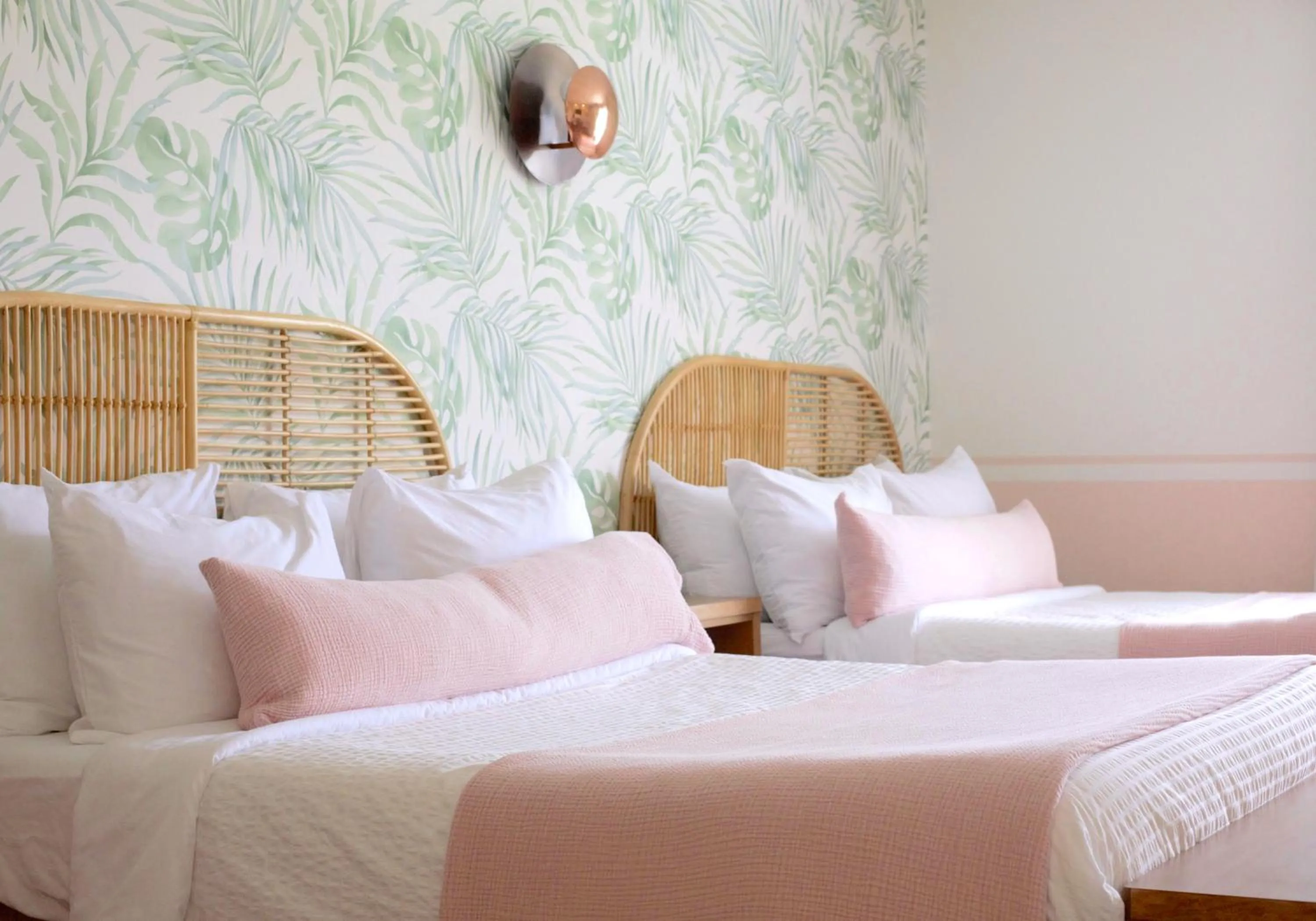 Bed in The June Motel, Prince Edward County