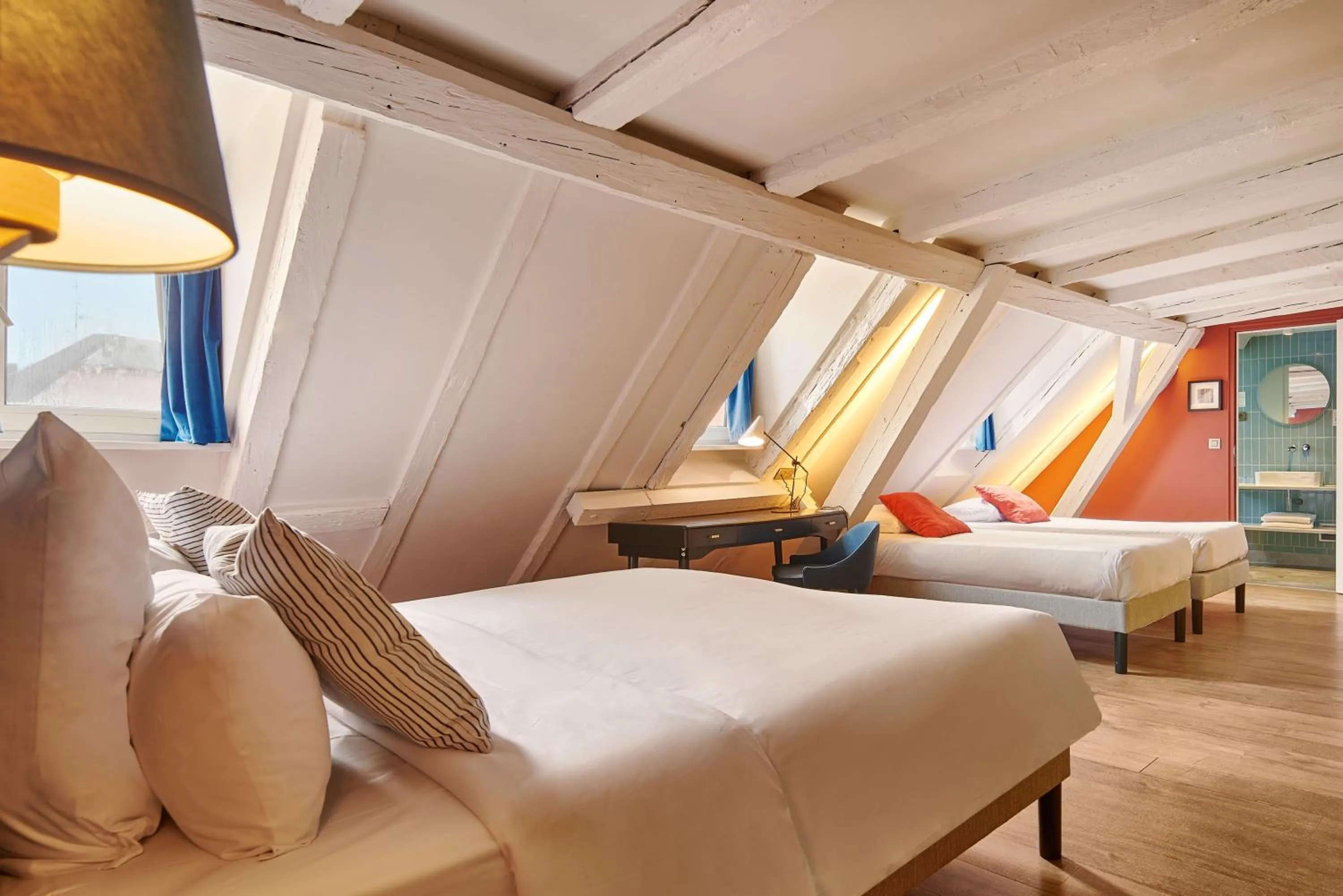 Bed in Hôtel de l'Europe by HappyCulture