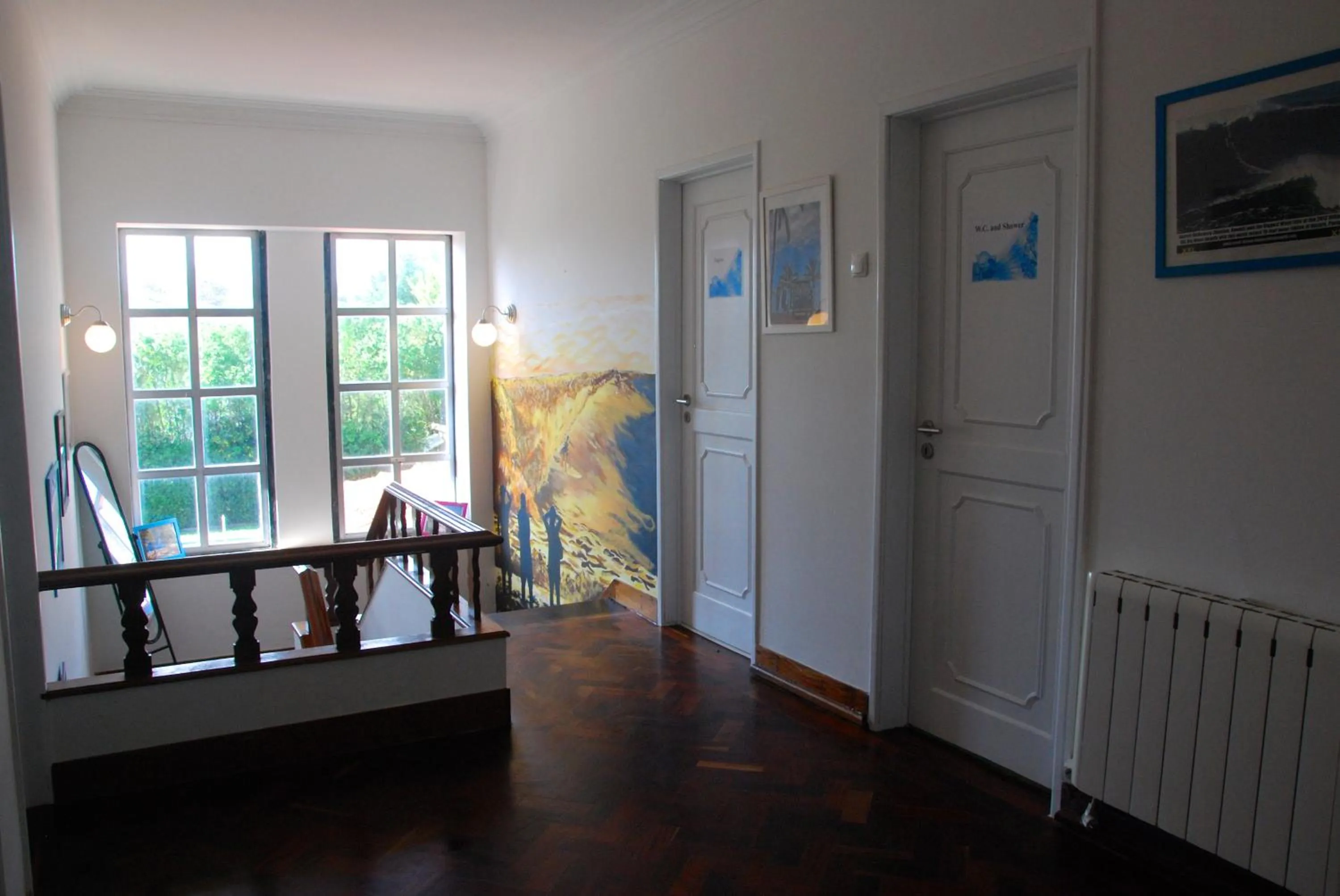 Decorative detail in Carcavelos Surf Hostel and Surf Camp