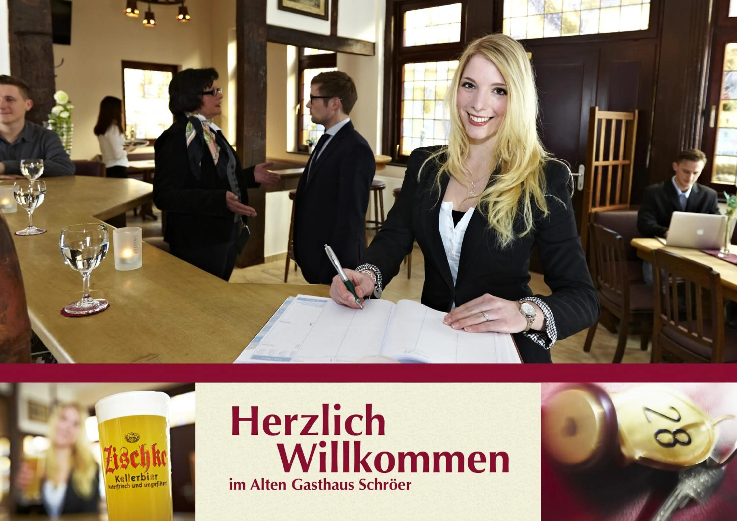 Lounge or bar in Hotel Altes Gasthaus Schröer