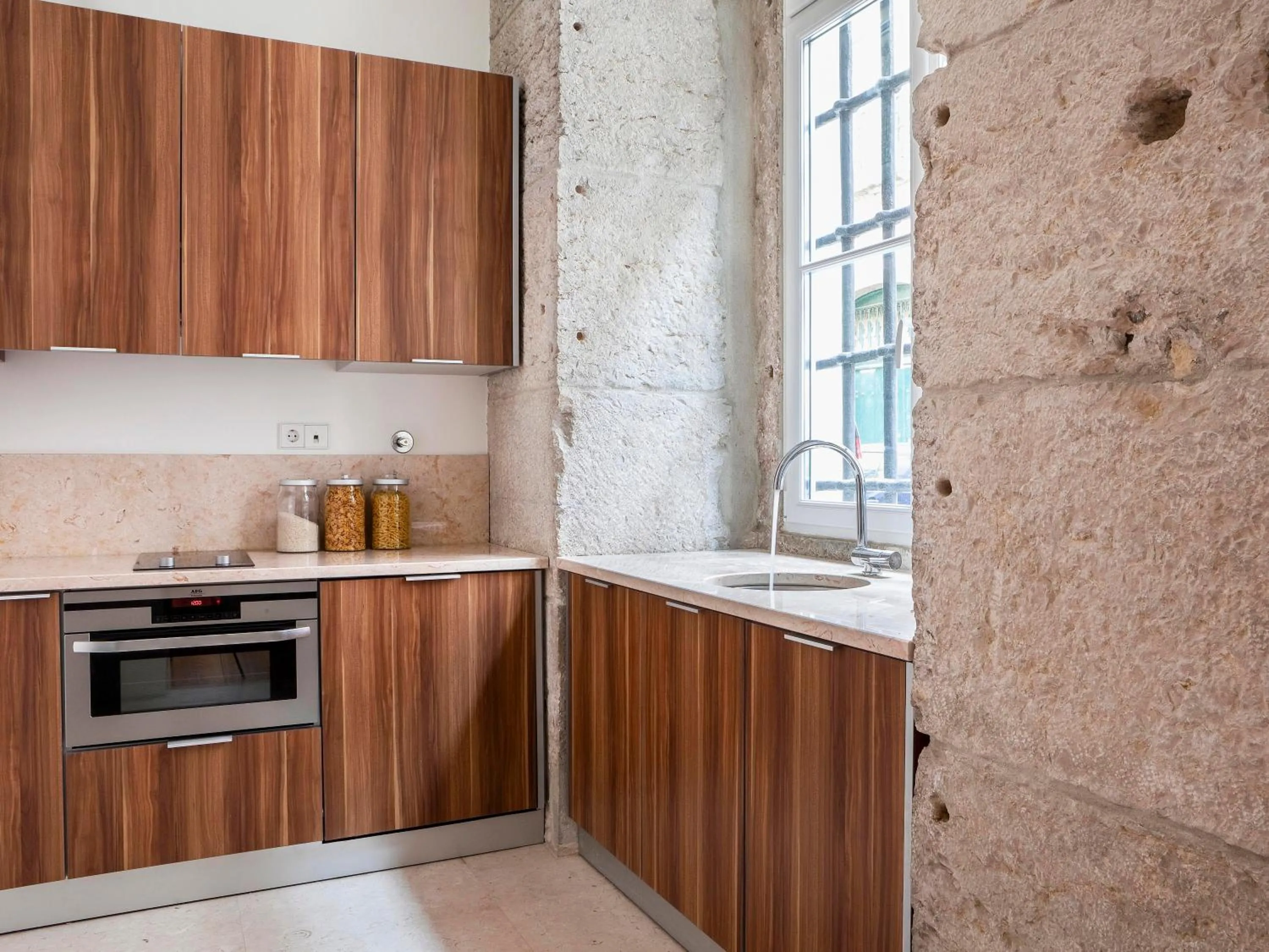 Kitchen or kitchenette in Residentas Apostolos