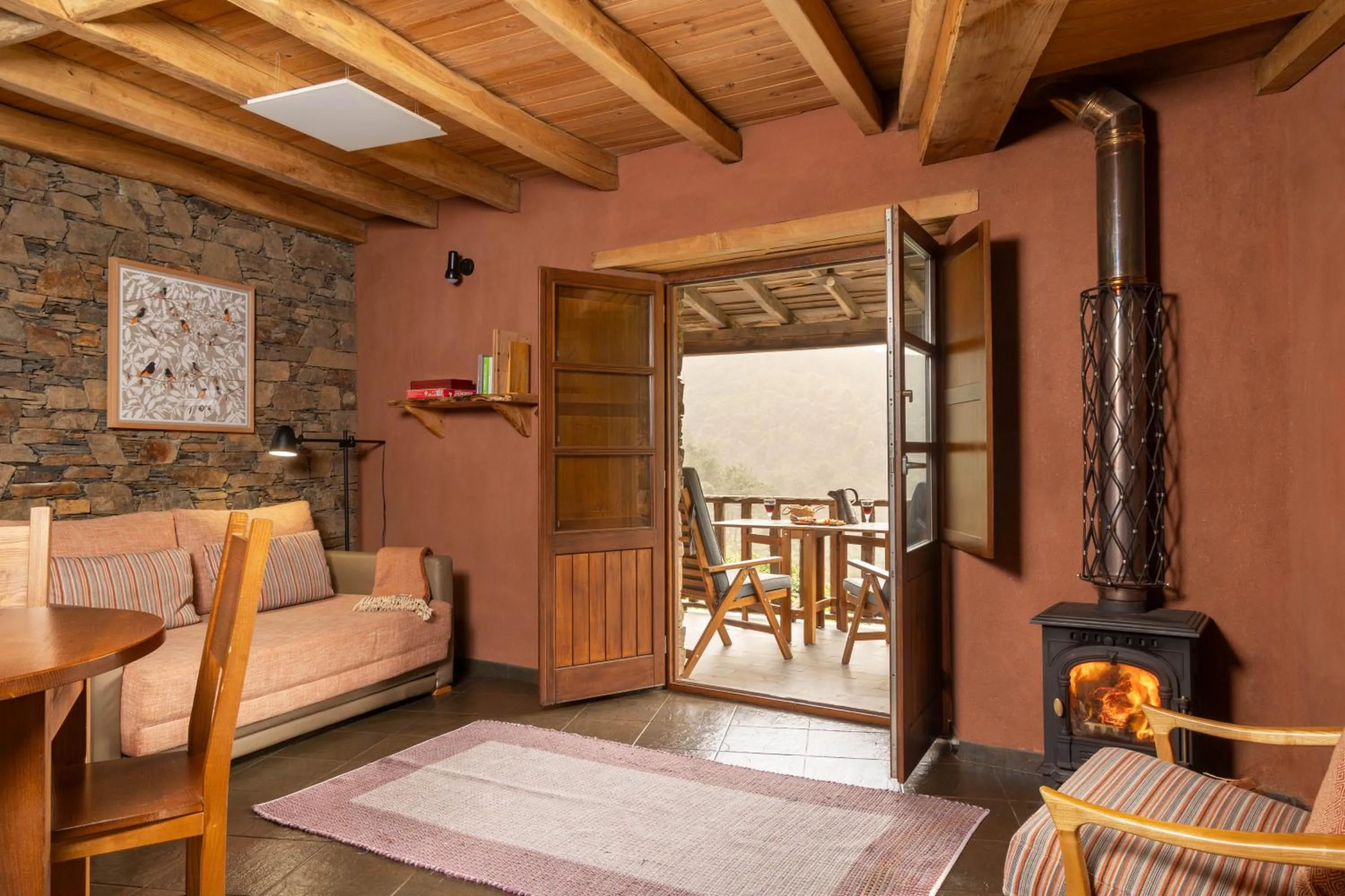 Seating area in Cerdeira - Home for Creativity