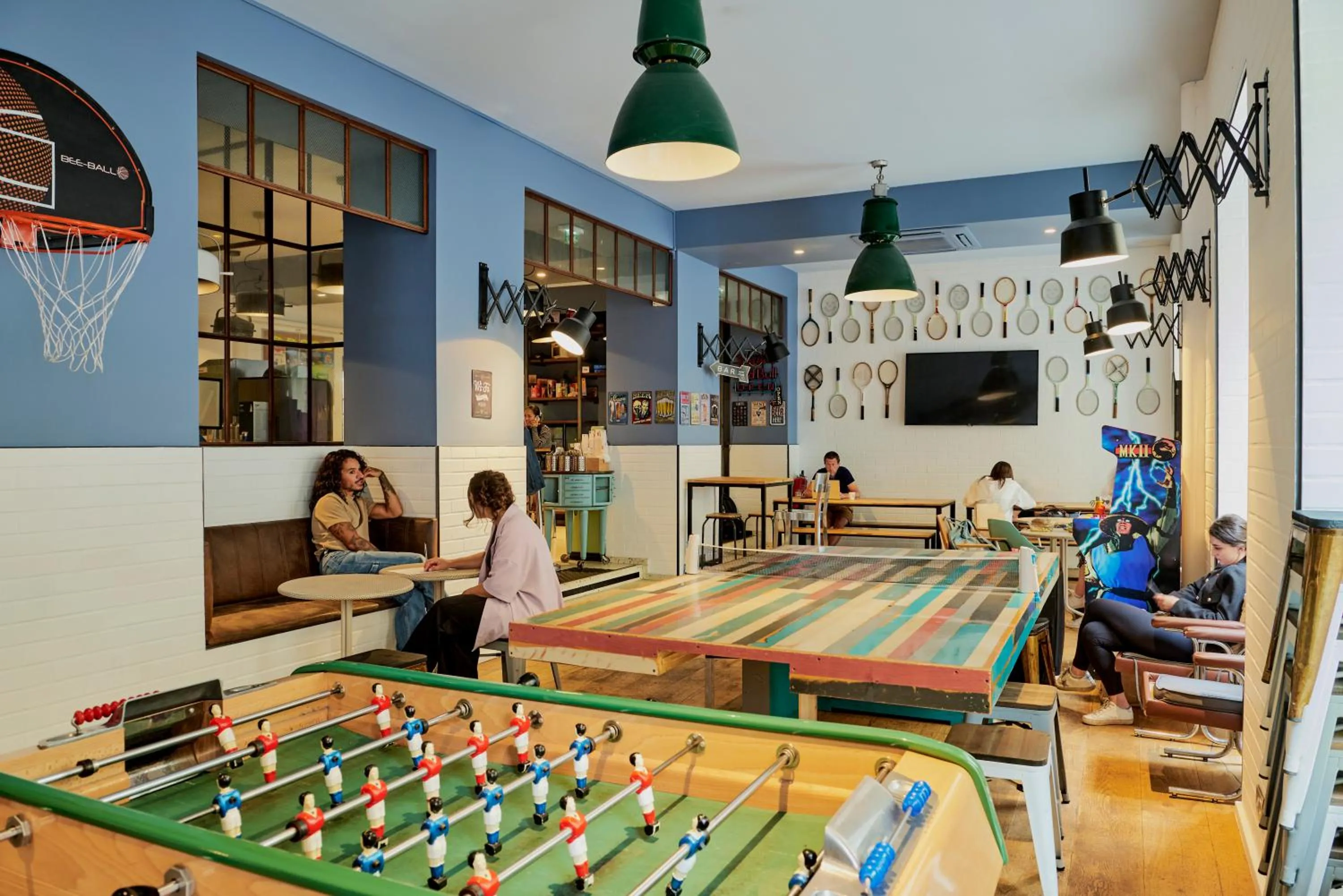Game Room in Hostel Ozz Nice