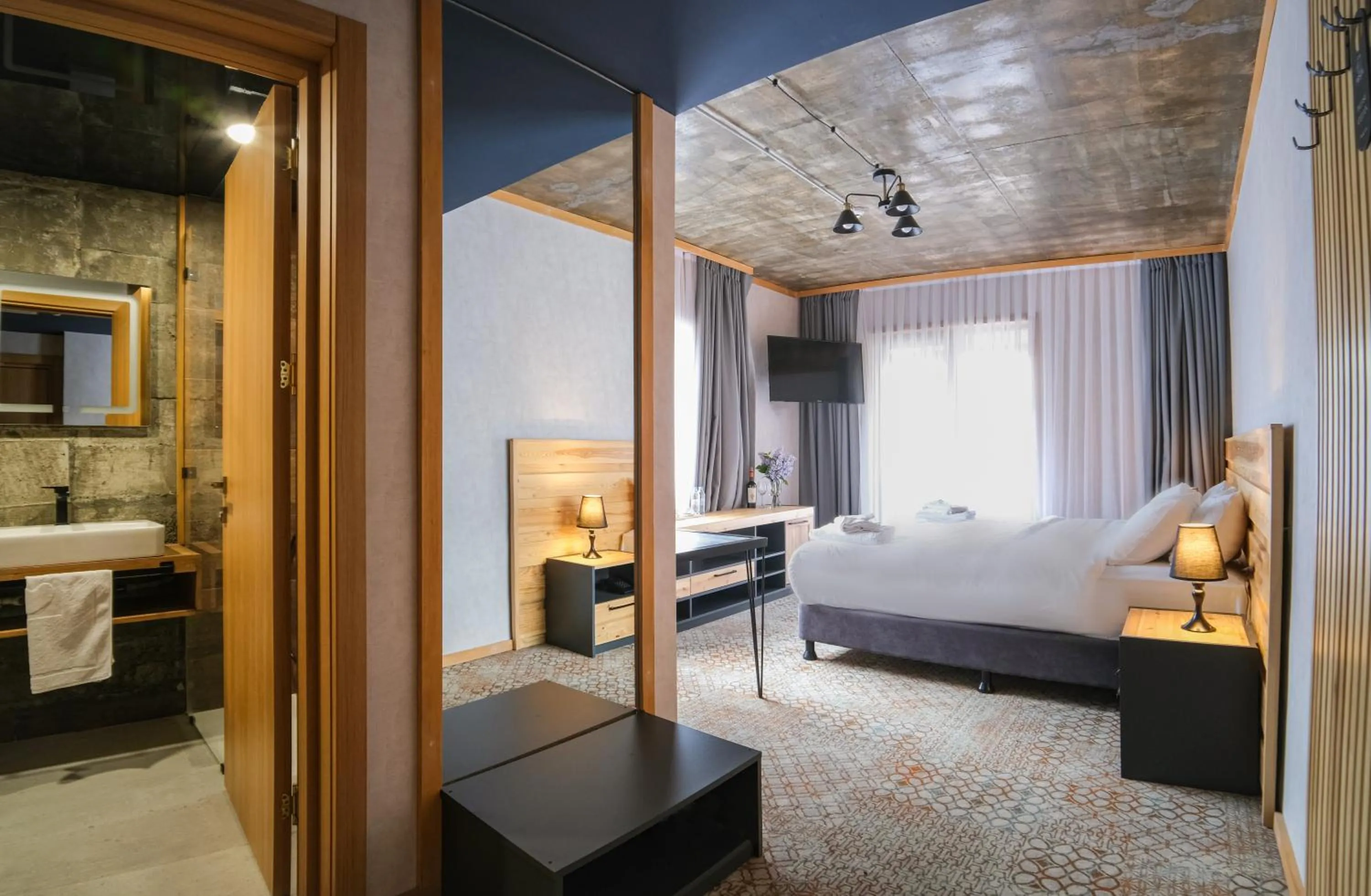 Bedroom, Bed in Hotel Posta