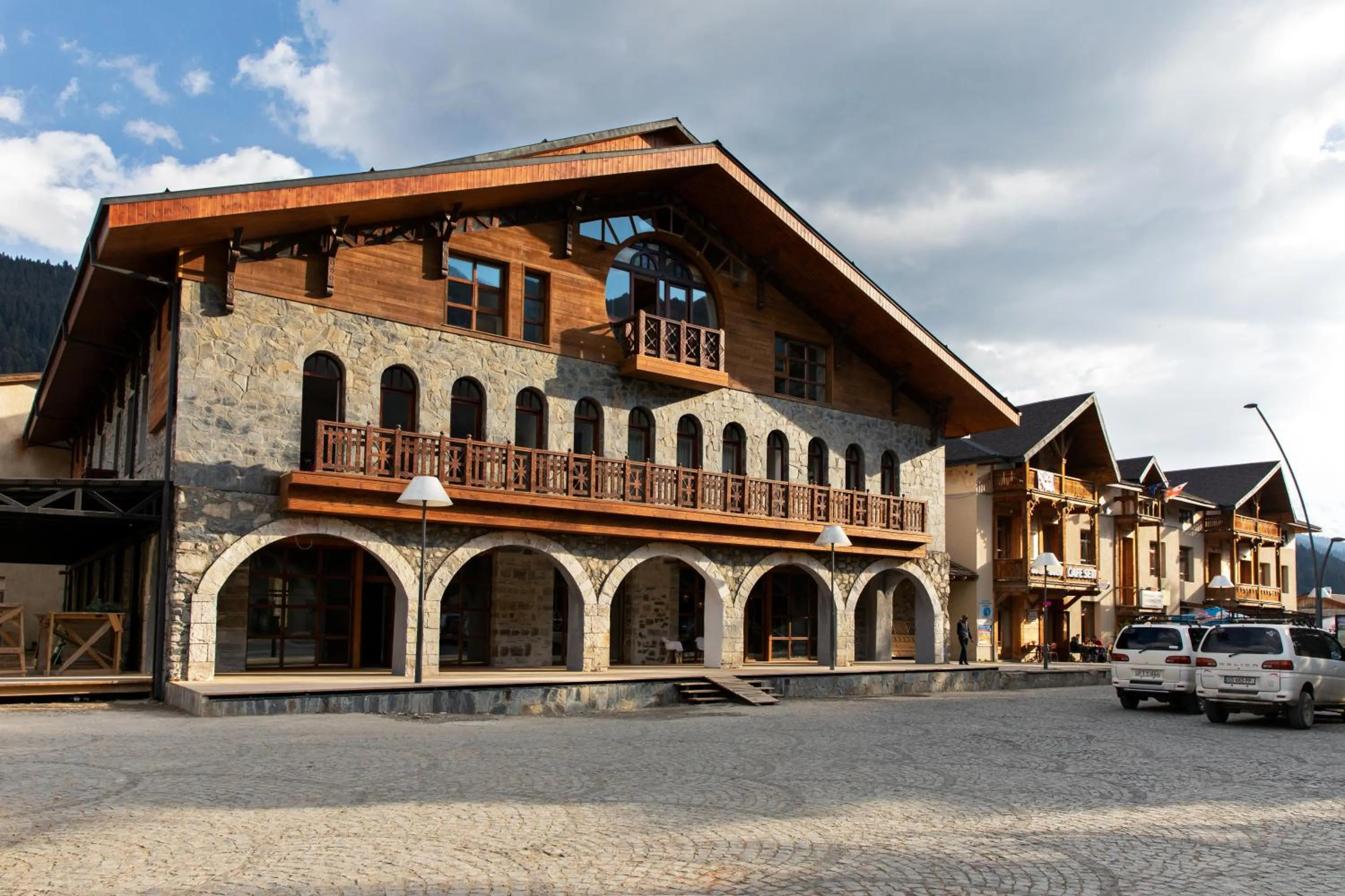 Property building in Hotel Posta