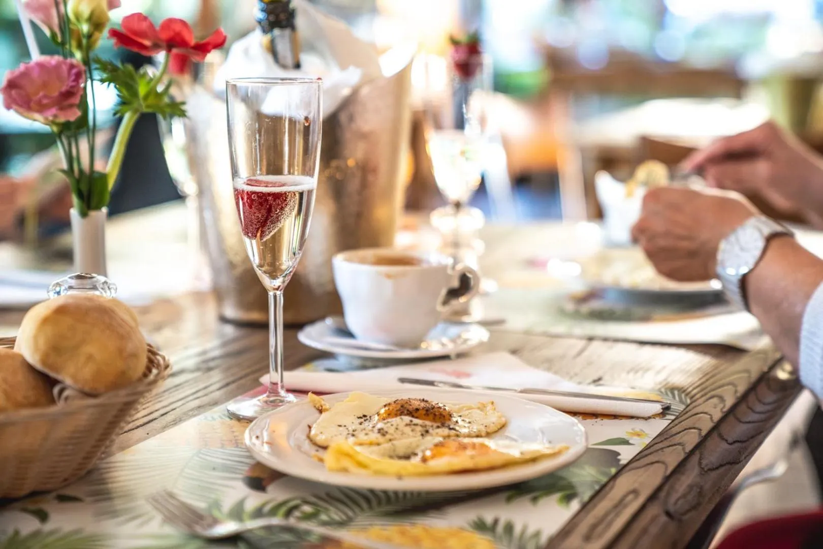 Food close-up in B City Hotel