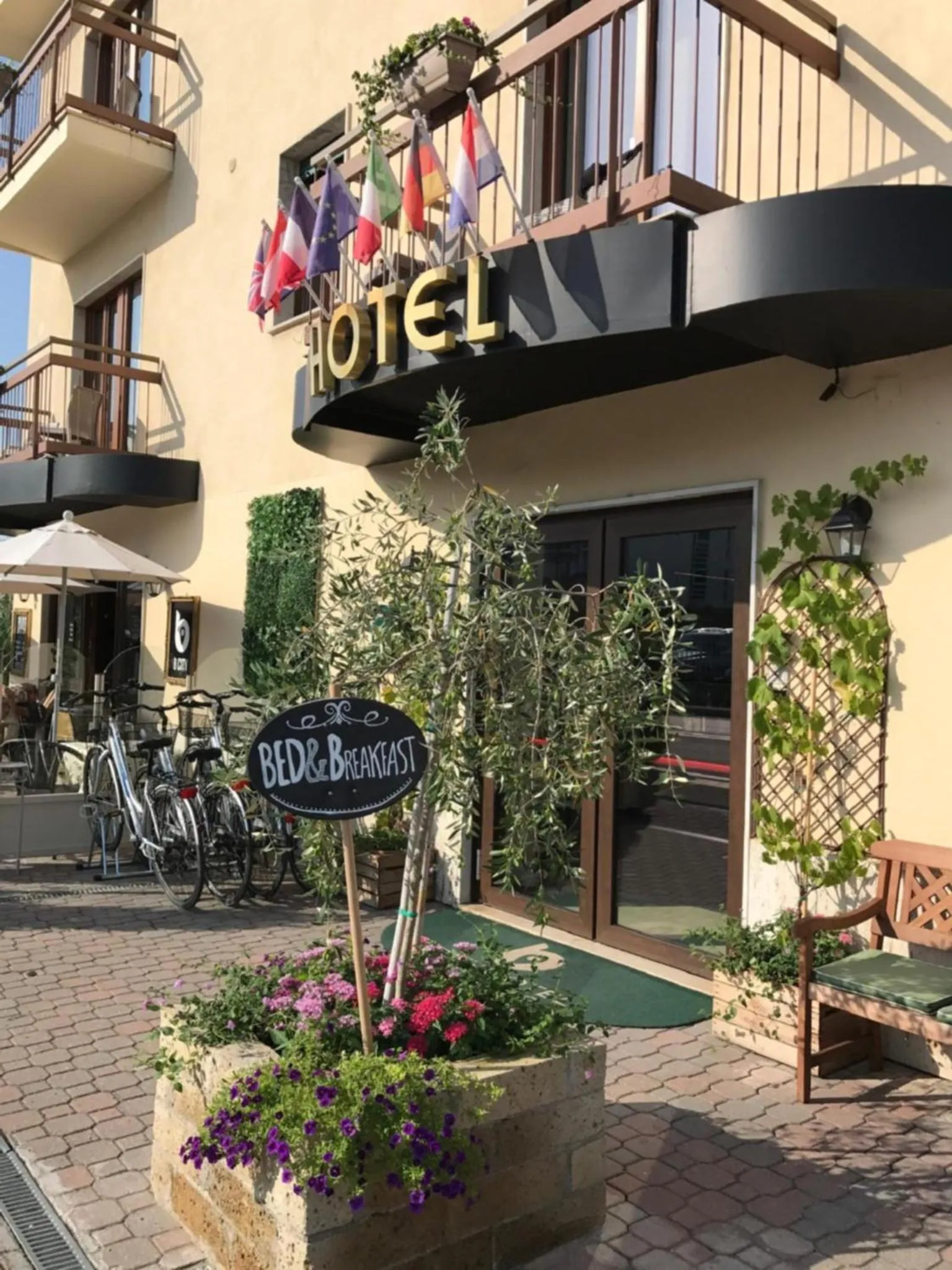 Property building in B City Hotel