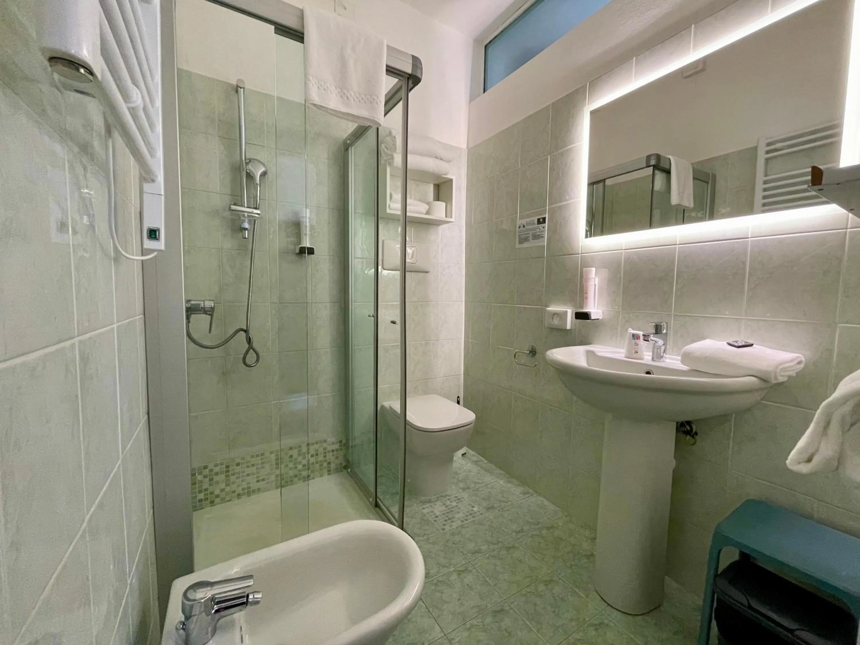 Shower in B City Hotel