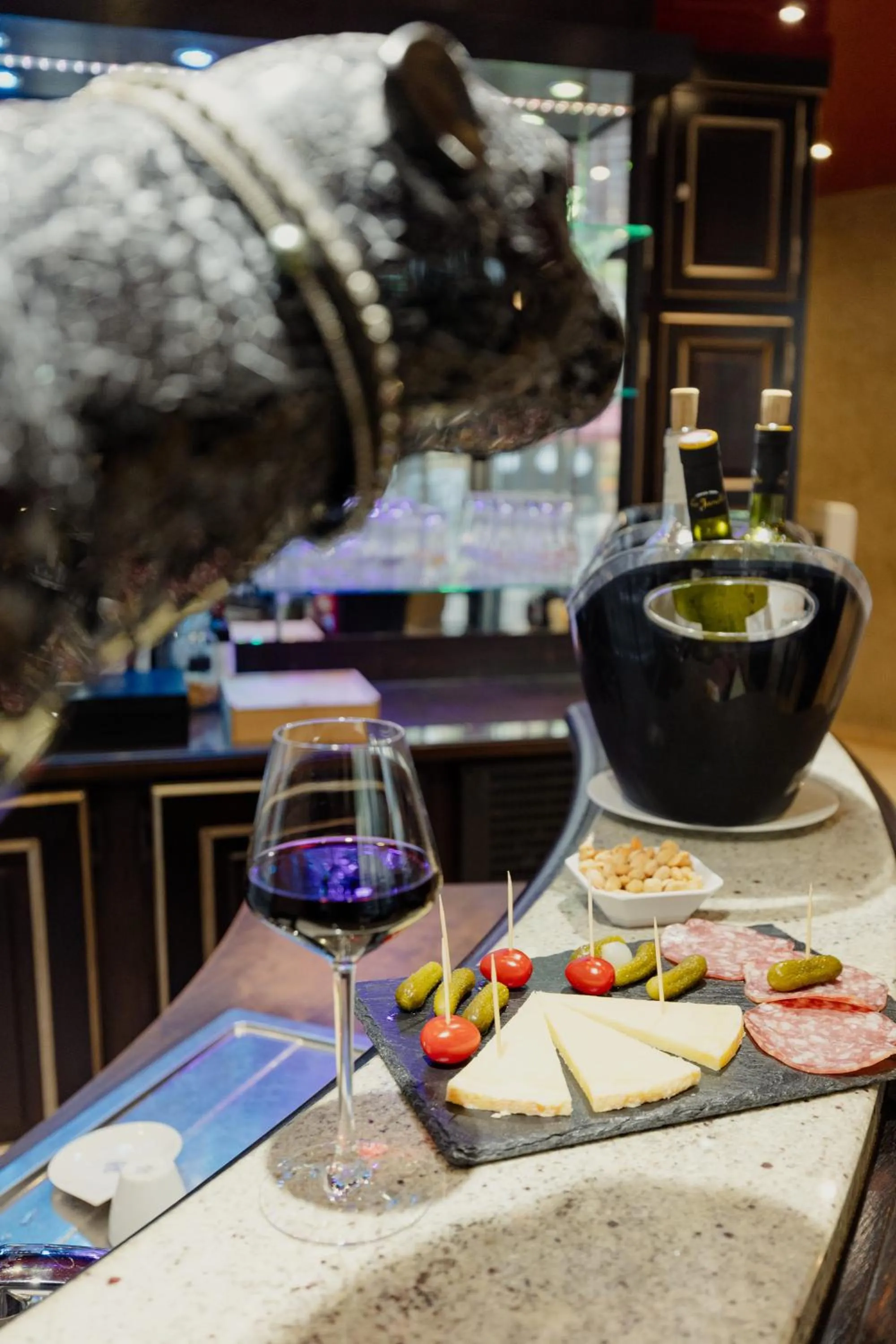 Lounge or bar in Grand Hotel Francais