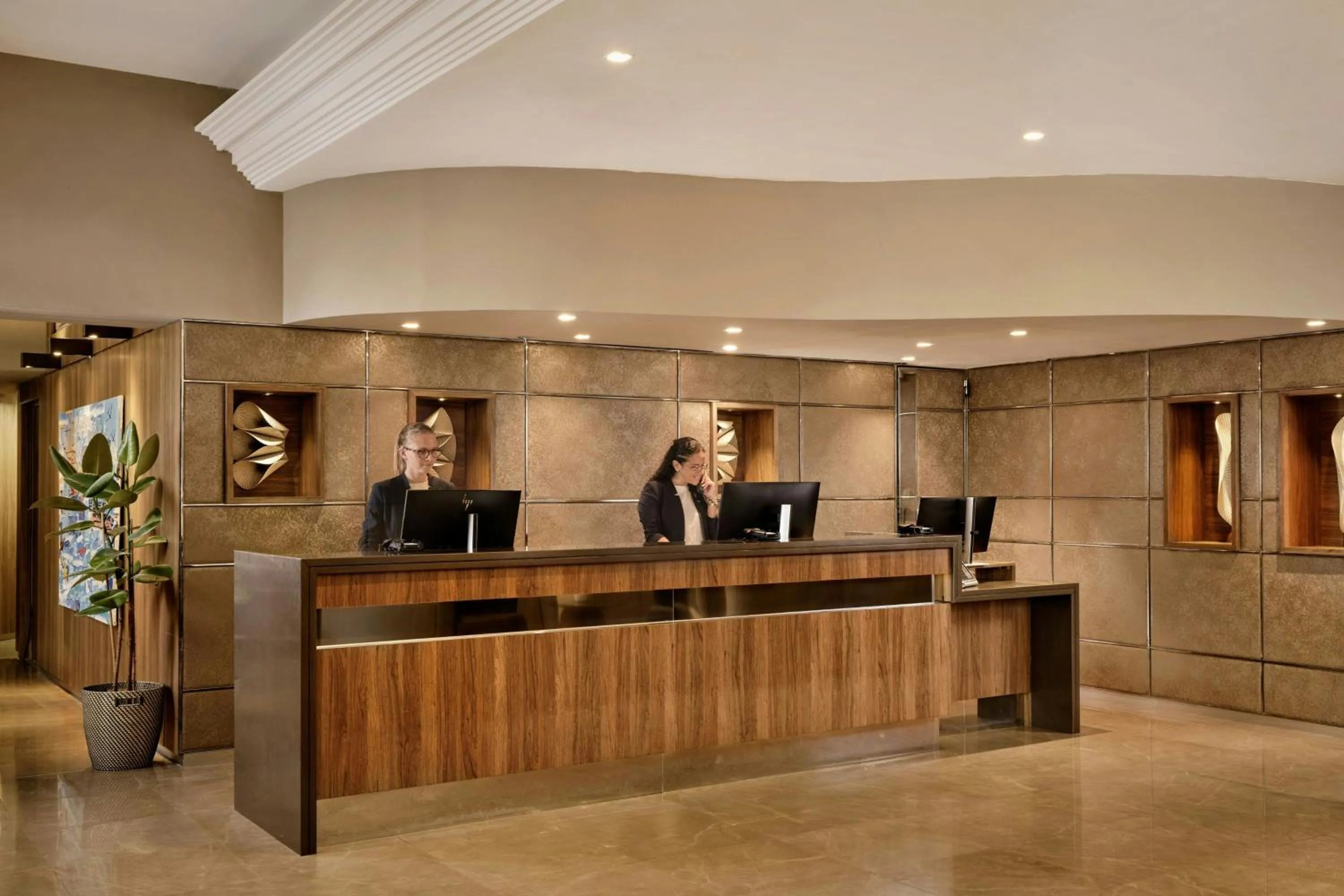 Lobby or reception in AC Hotel by Marriott Nice