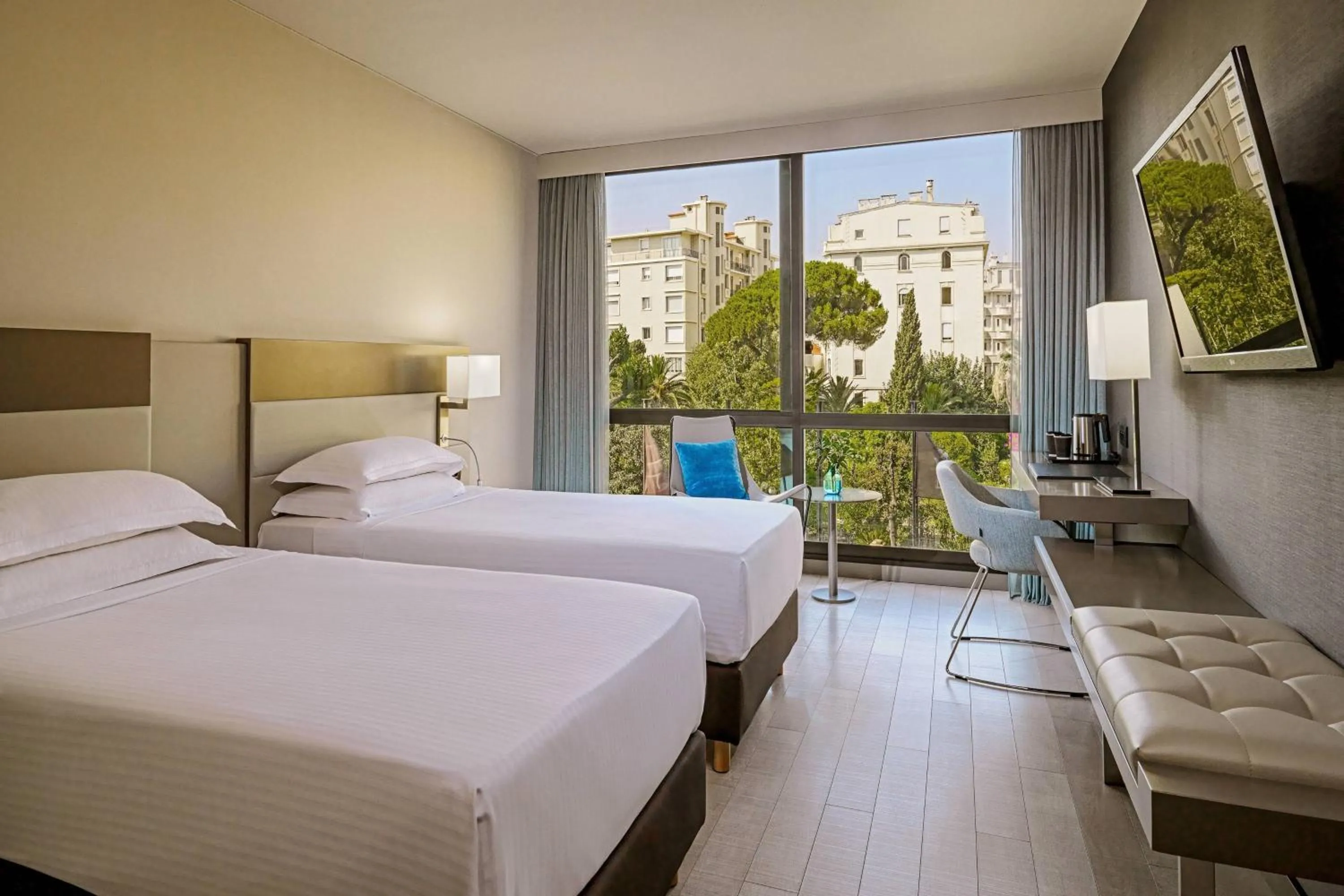 Photo of the whole room, Bed in AC Hotel by Marriott Nice