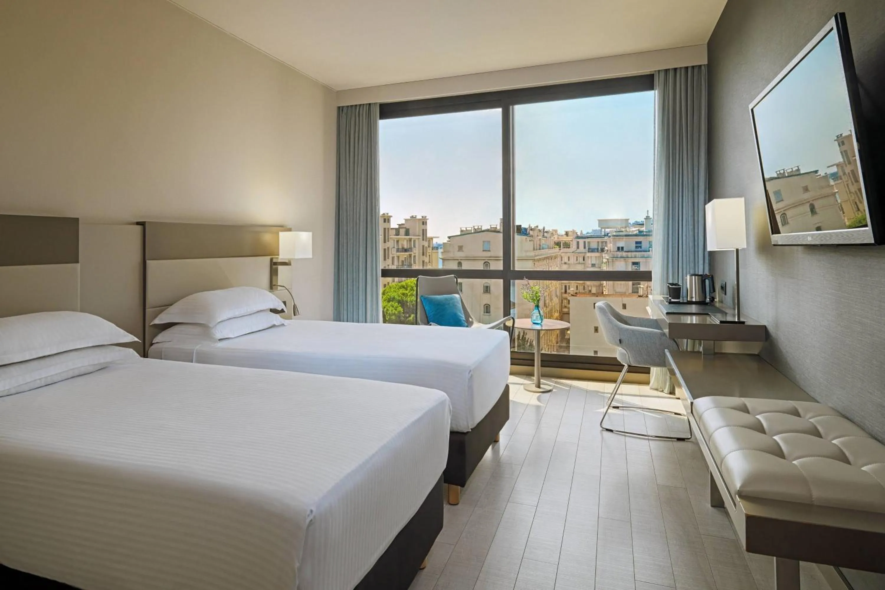 Photo of the whole room, Bed in AC Hotel by Marriott Nice