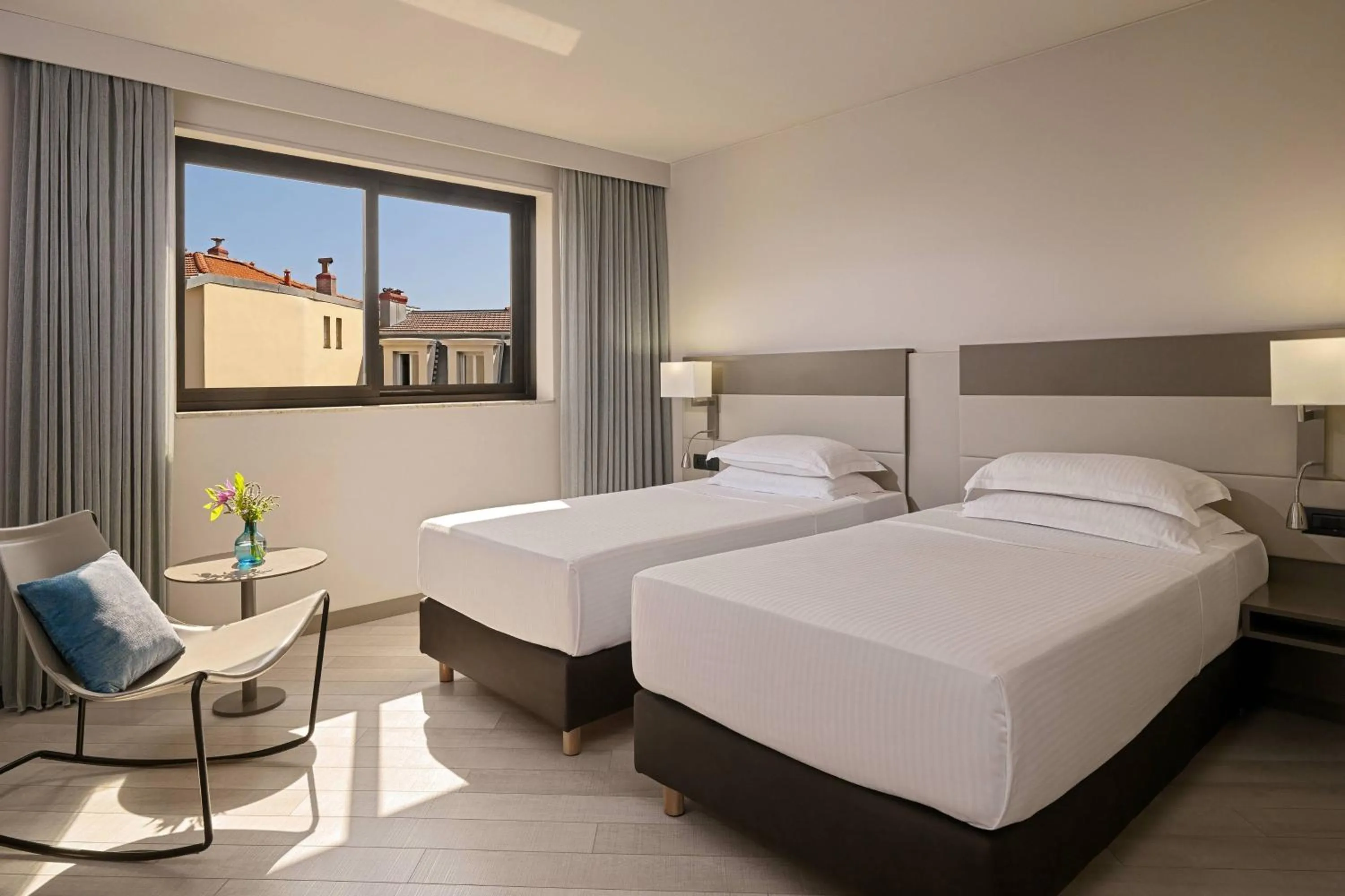 Photo of the whole room, Bed in AC Hotel by Marriott Nice