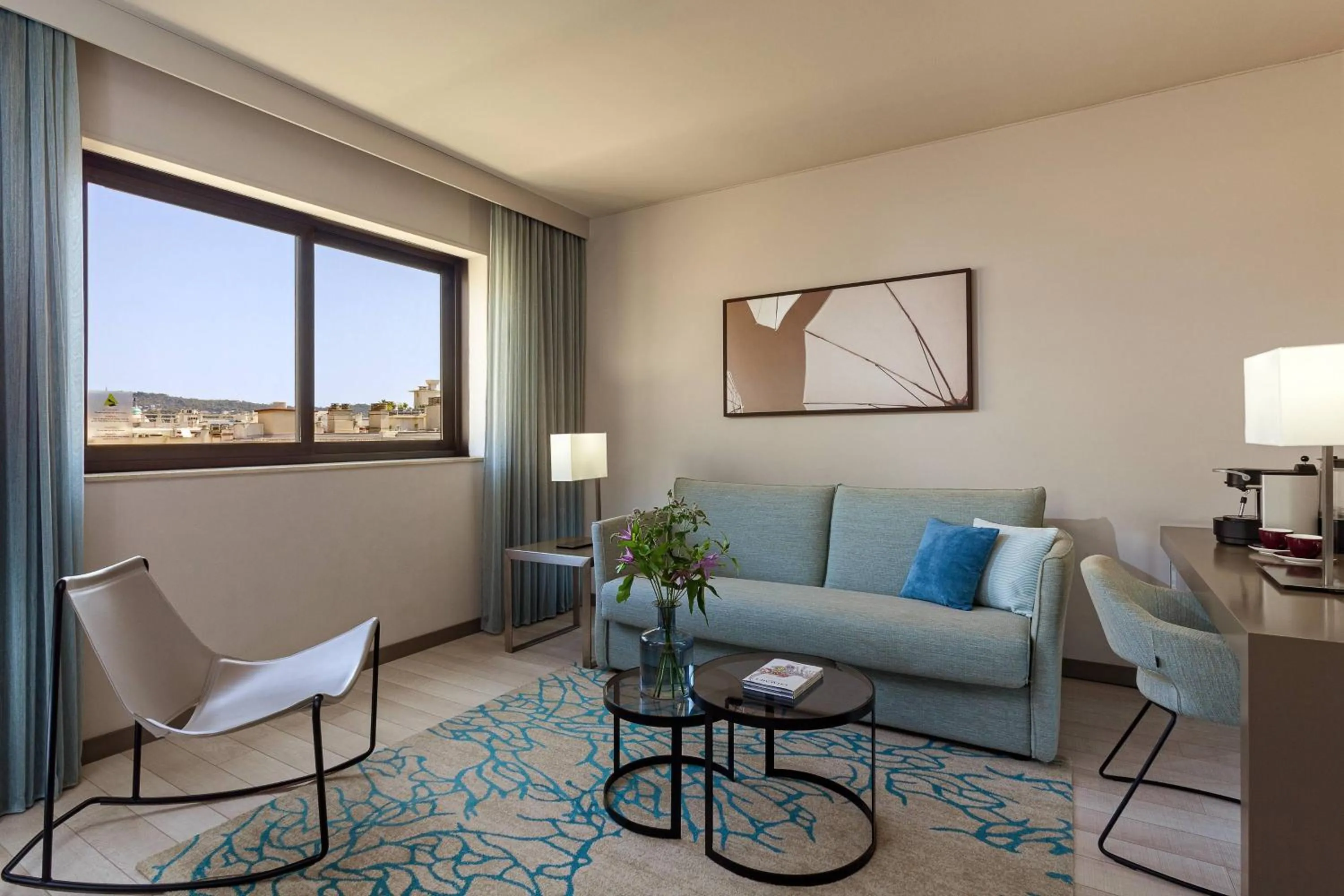 Living room in AC Hotel by Marriott Nice