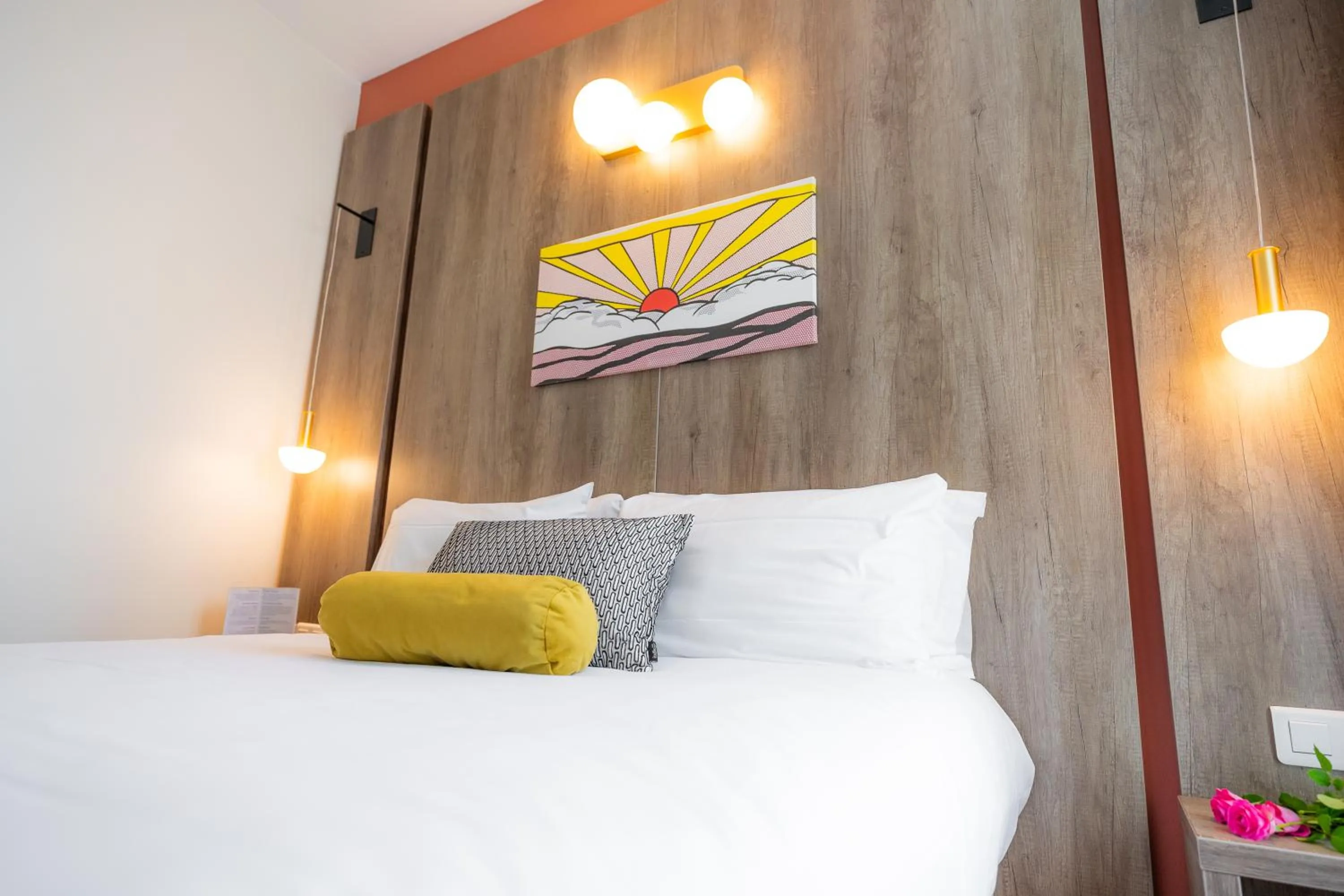 Decorative detail, Bed in Hôtel Le Seize, Nice Centre