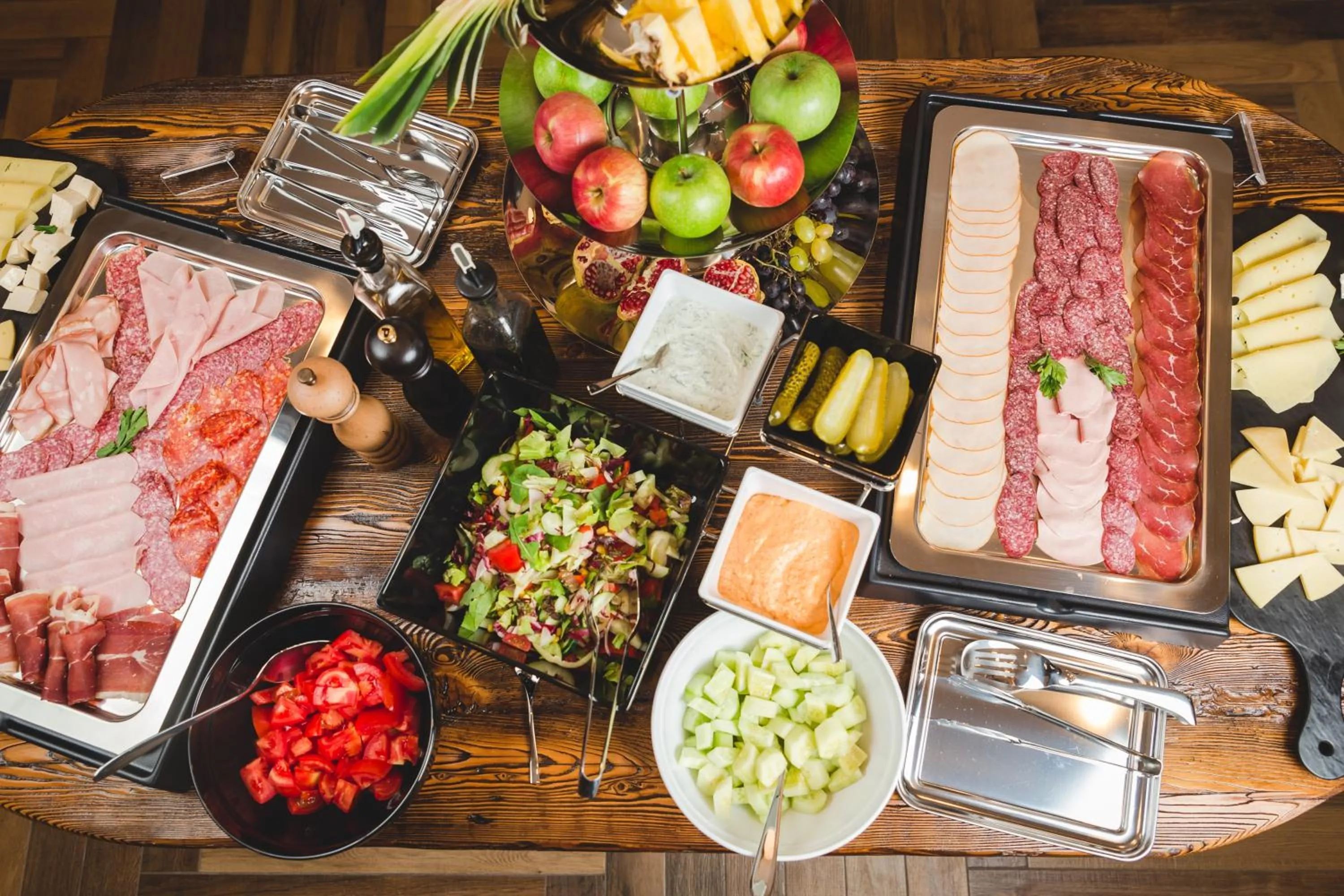 Buffet breakfast in Boscovich Boutique Hotel