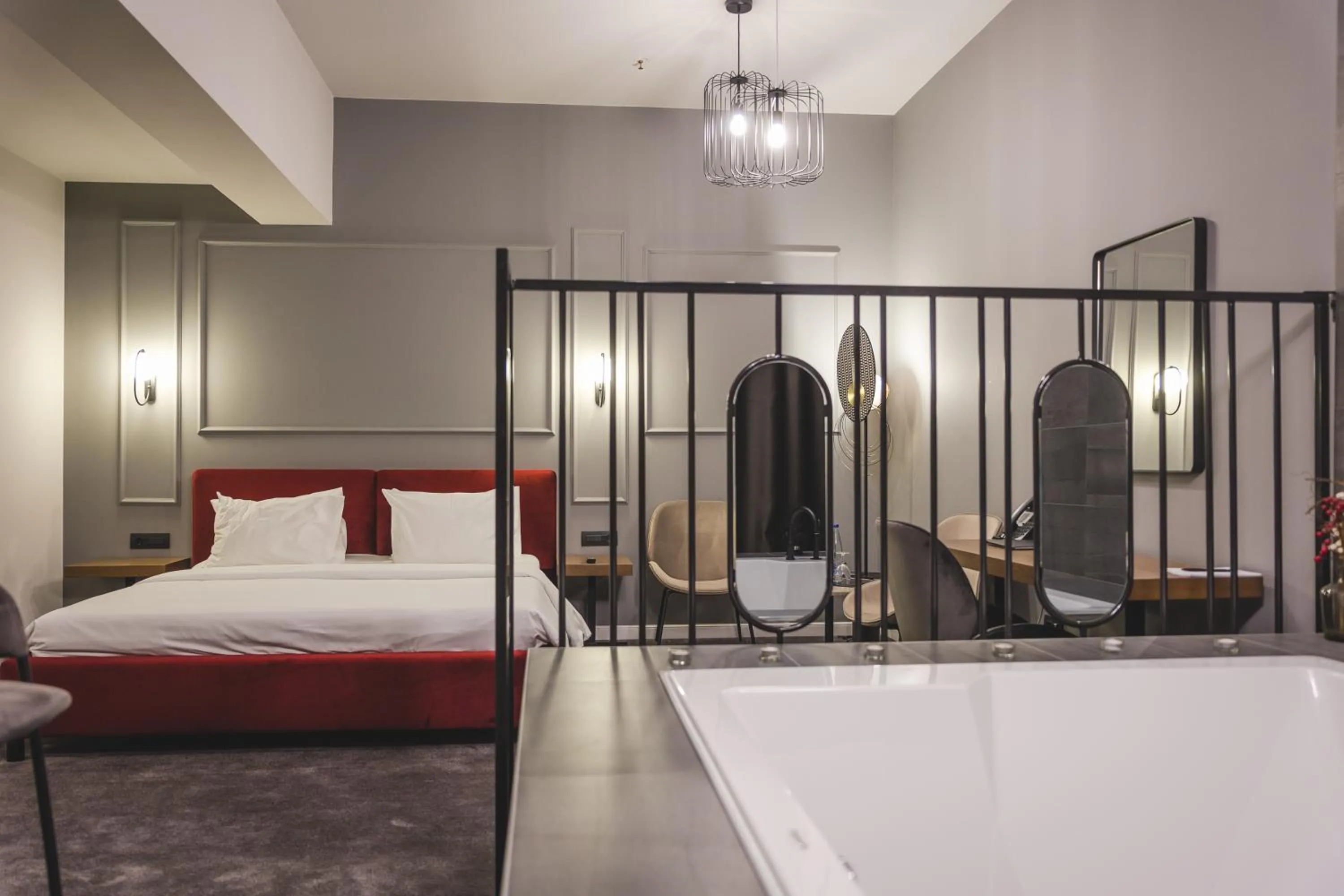 Bed in Boscovich Boutique Hotel