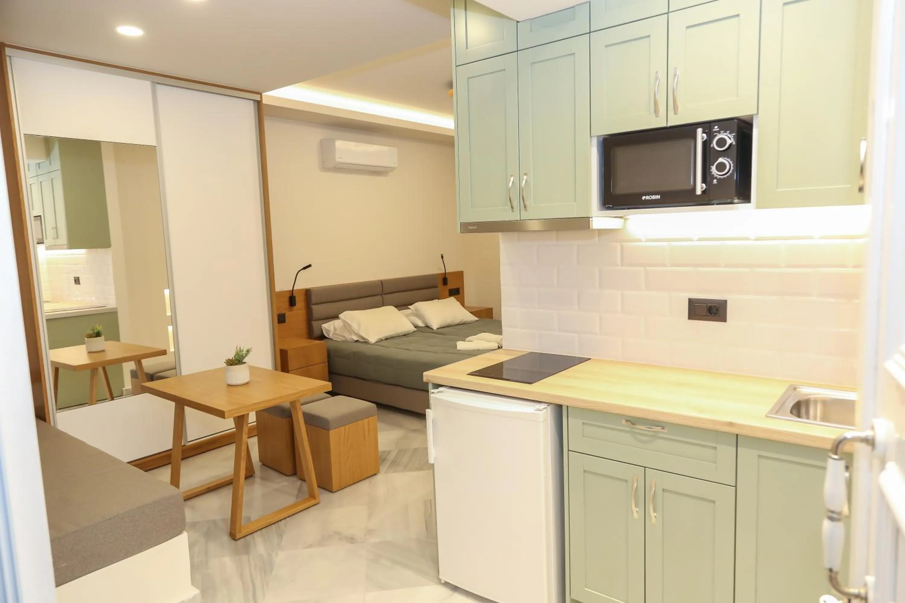 Seating area in Heaven Apartments