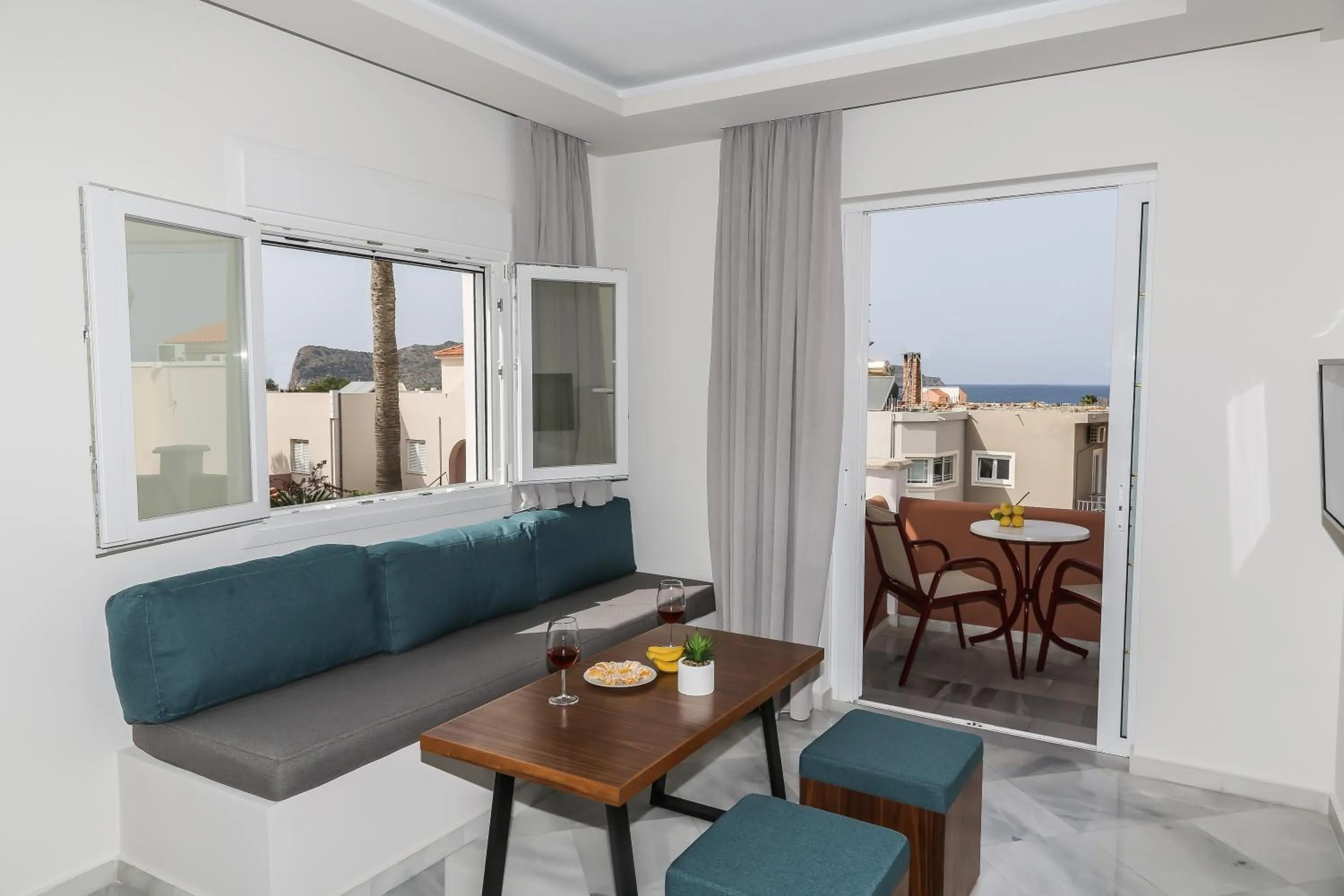 Living room in Heaven Apartments