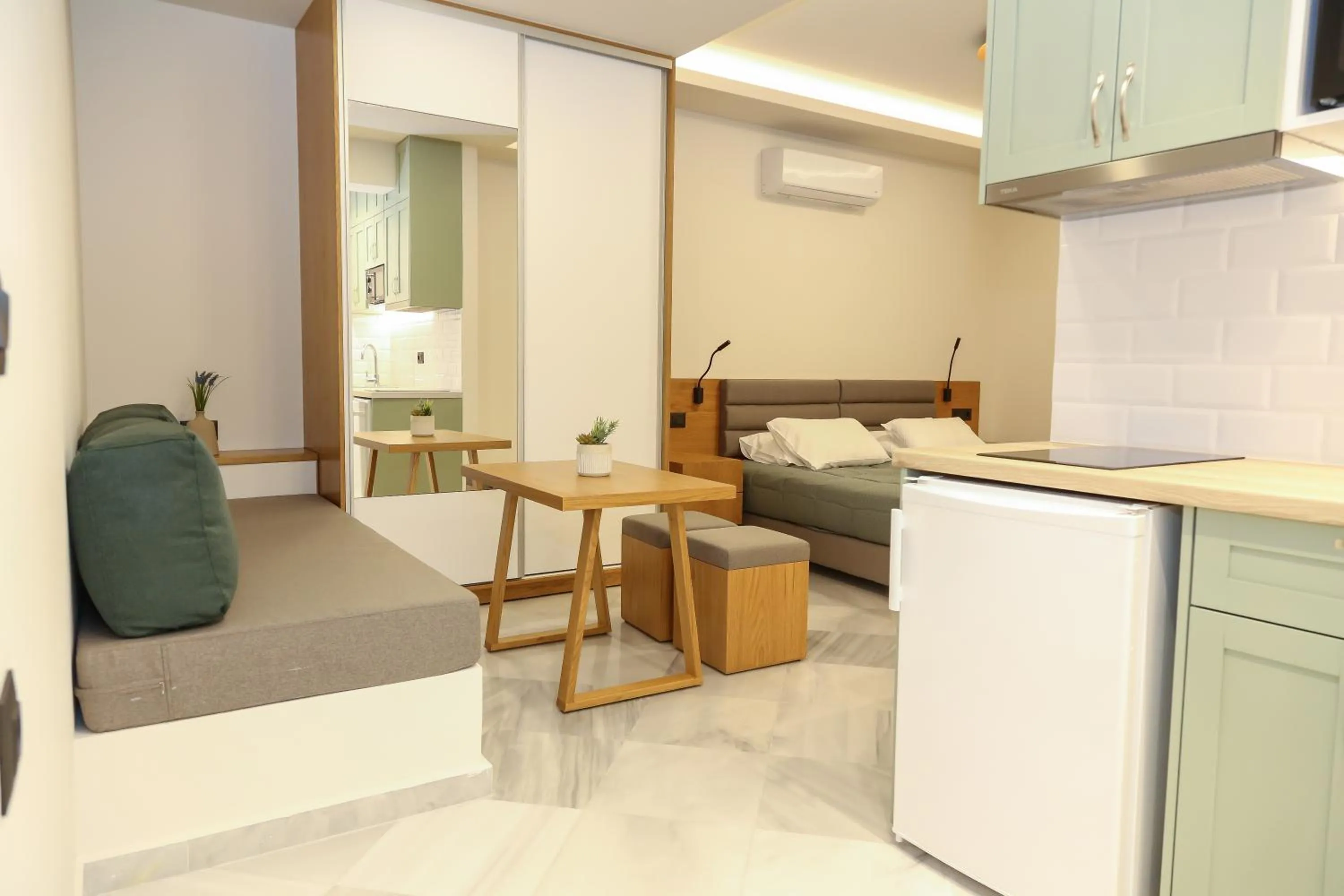 Seating area in Heaven Apartments