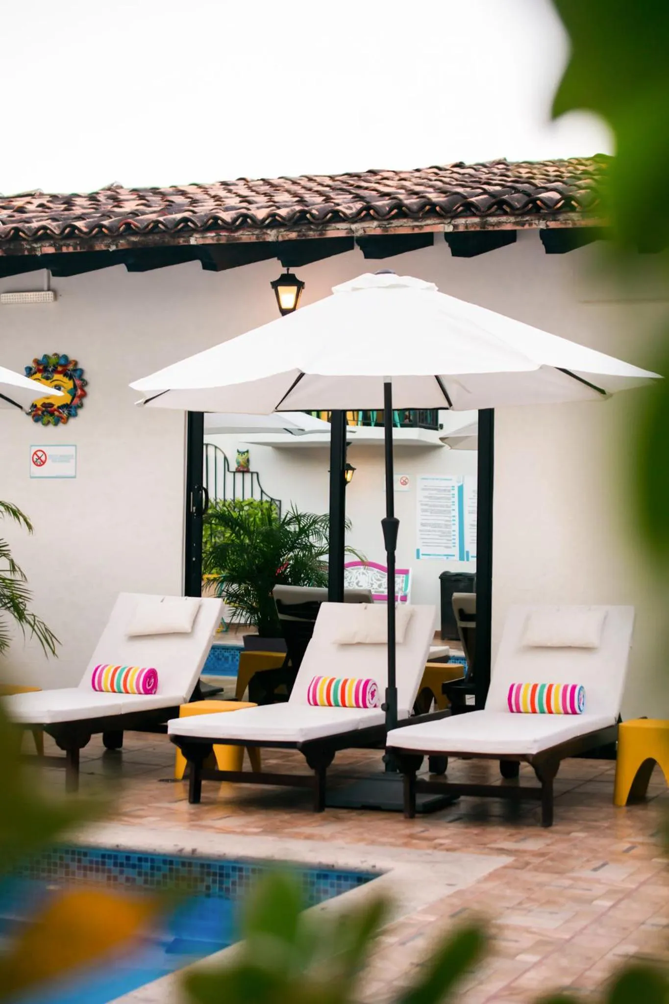 Pool view in Casa Maria Hotel Boutique & Gallery Adults Only