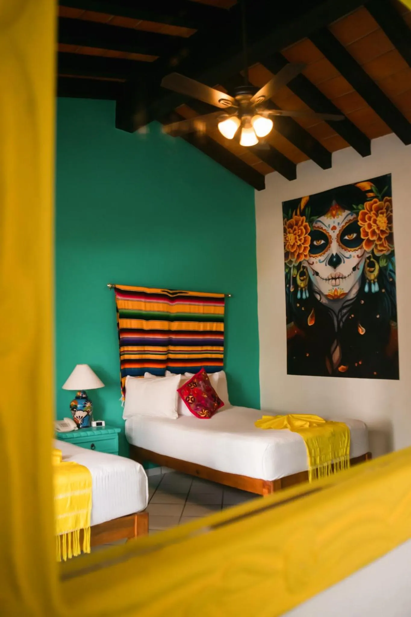 Bed in Casa Maria Hotel Boutique & Gallery Adults Only